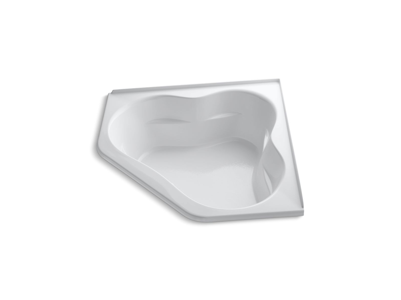 Tercet® 60" x 60" BubbleMassage™ air bath with integral flange