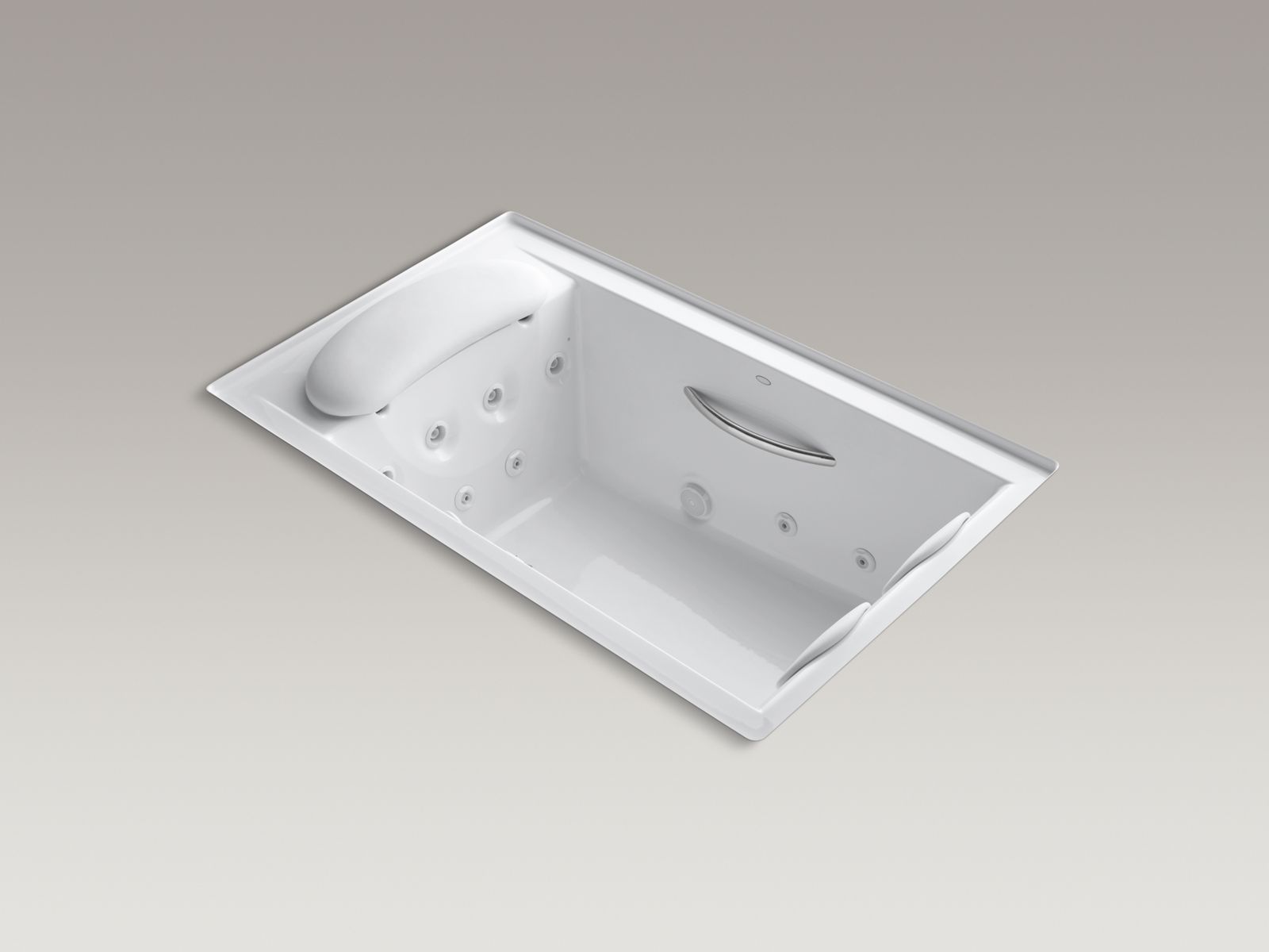 Riverbath(R) 75" x 45" whirlpool with integral flange and heater without jet trim