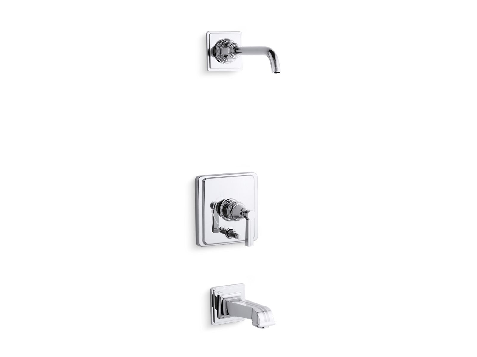 1041-pinstripe-rite-temp-bath-and-shower-trim-set-with-push-button-diverter-and-lever-handle-less-showerhead-1.jpg Pinstripe® Rite-Temp® bath and shower trim set with push-button diverter and lever handle, less showerhead