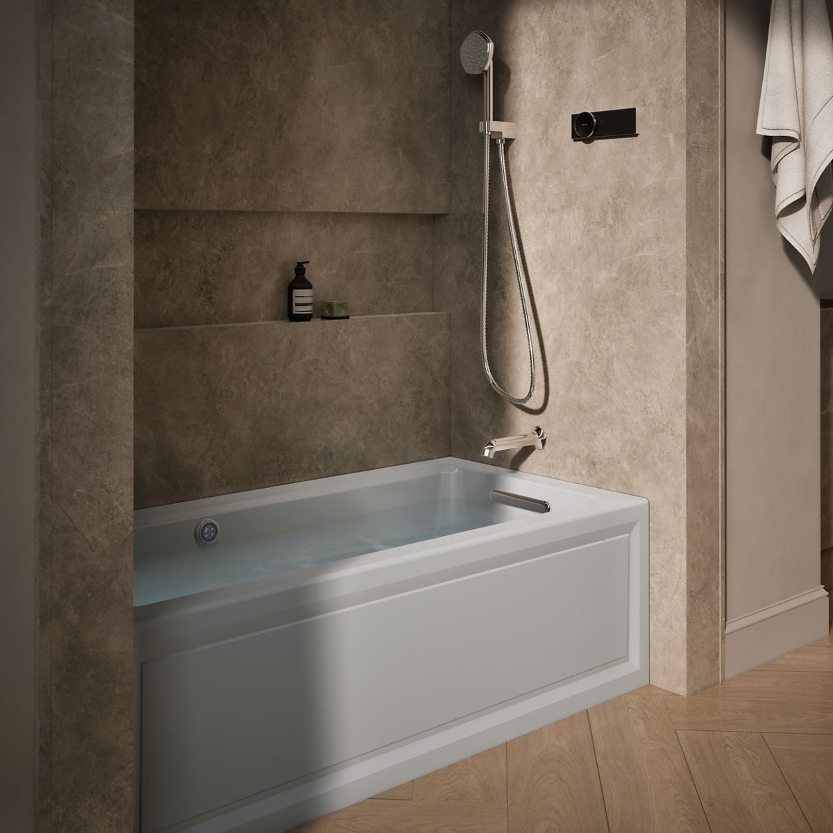 10410-archer-60-x-30-alcove-heated-bubblemassage-air-bath-with-bask-heated-surface-right-drain-10.jpg Archer® 60" x 30" alcove Heated BubbleMassage™ air bath with Bask® heated surface, right drain