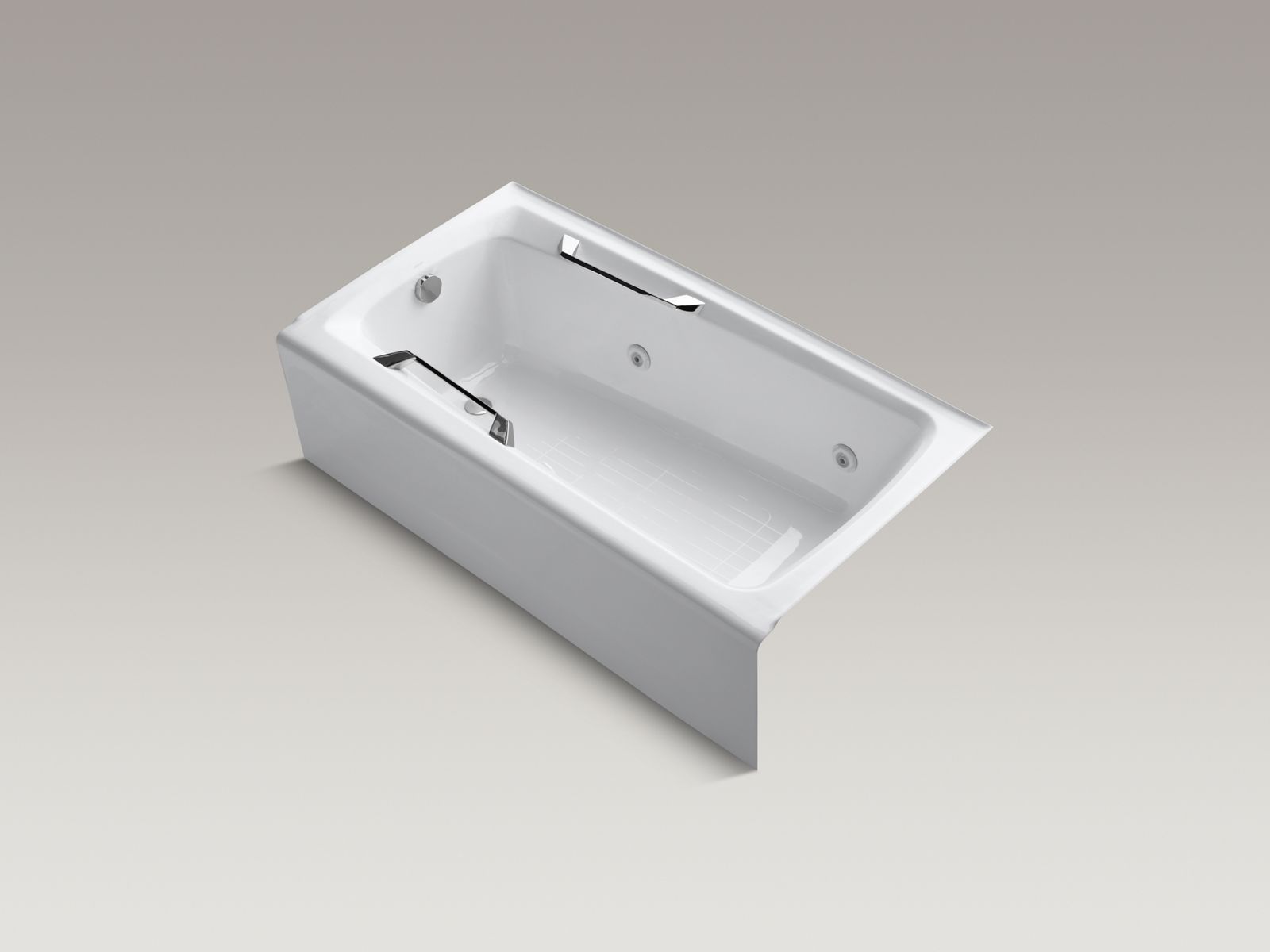Guardian(TM) 60" x 32" alcove whirlpool with left-hand drain without trim