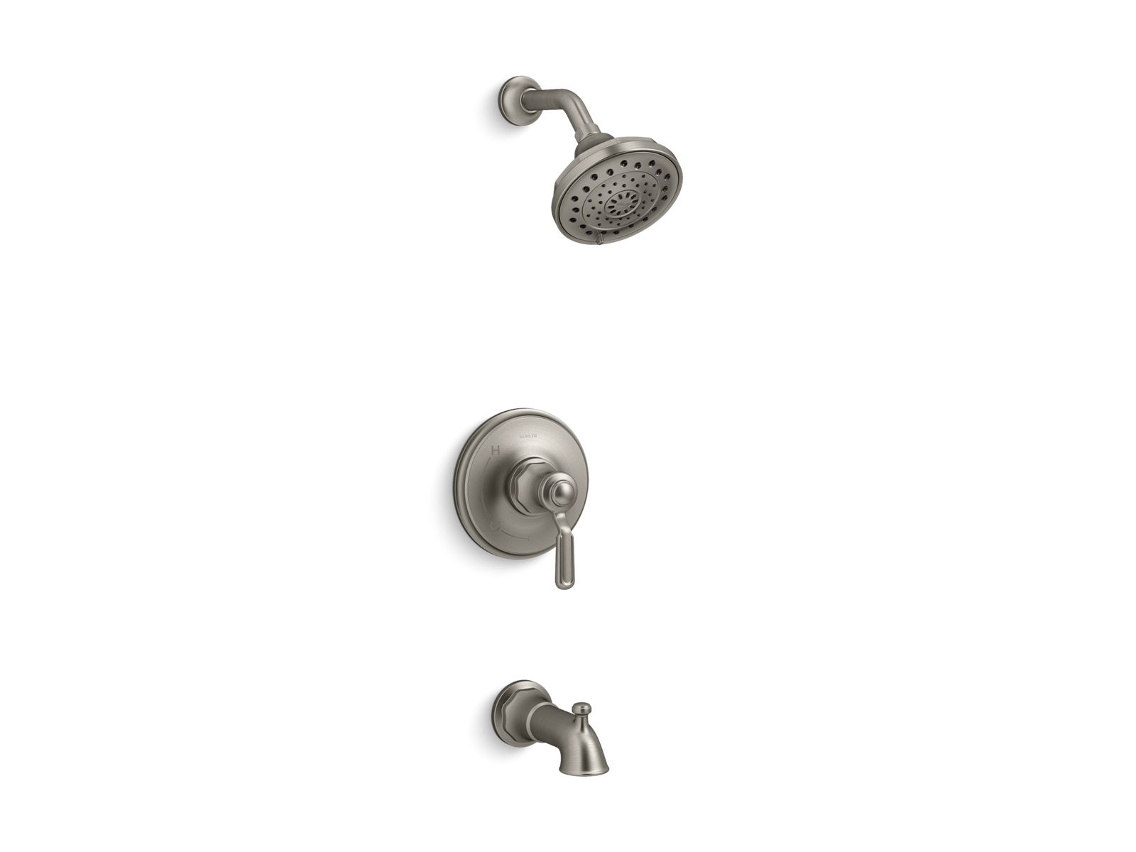 Worth® Rite-Temp® bath and shower trim with lever handle, 1.75 gpm