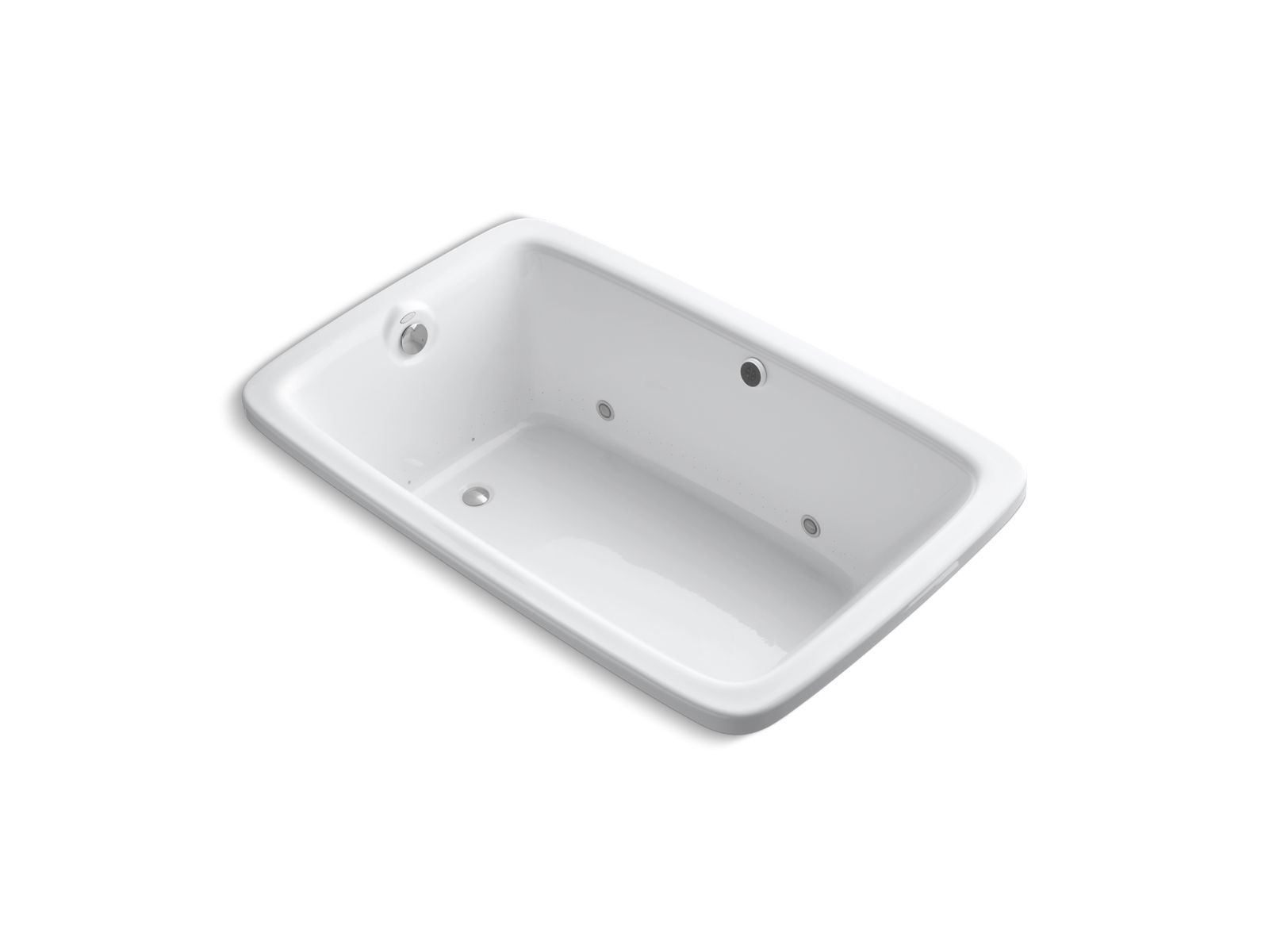 Bancroft® 66" x 42" drop-in BubbleMassage™ air bath with chromatherapy and heater