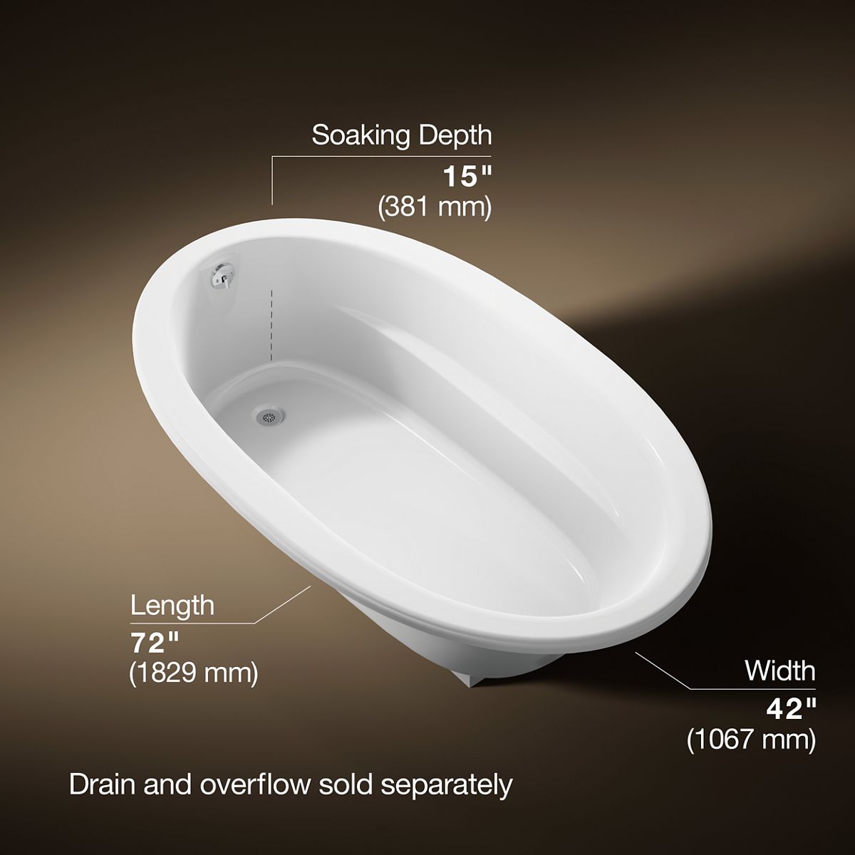 10742-sunward-72-x-42-drop-in-bath-8.jpg Sunward® 72" x 42" drop-in bath