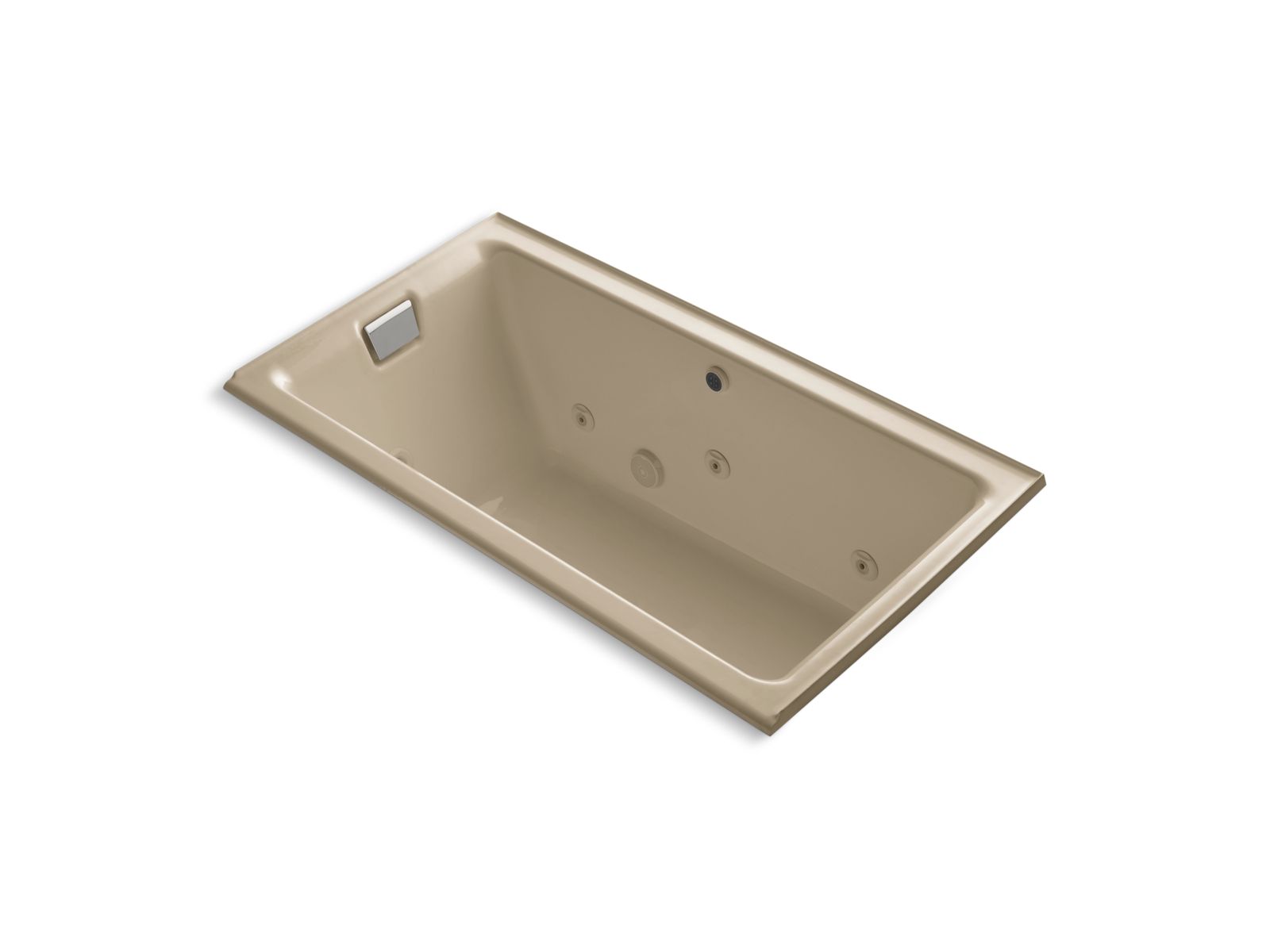 10753-tea-for-two-66-x-36-alcove-whirlpool-with-left-hand-drain-and-heater-without-trim-2.jpg Tea-for-Two® 66" x 36" alcove whirlpool with left-hand drain and heater without trim