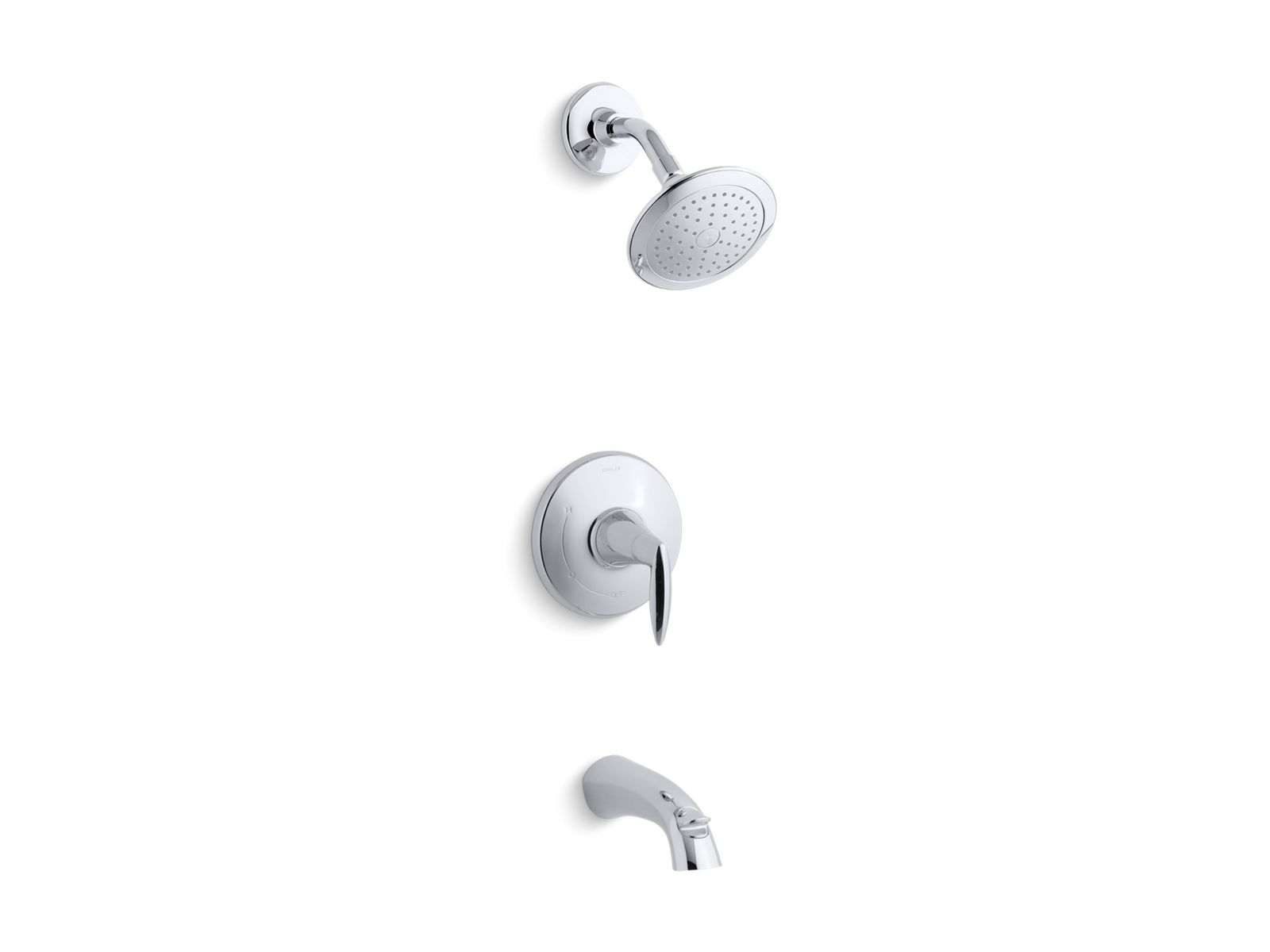 Alteo(R) bath and shower trim, valve not included
