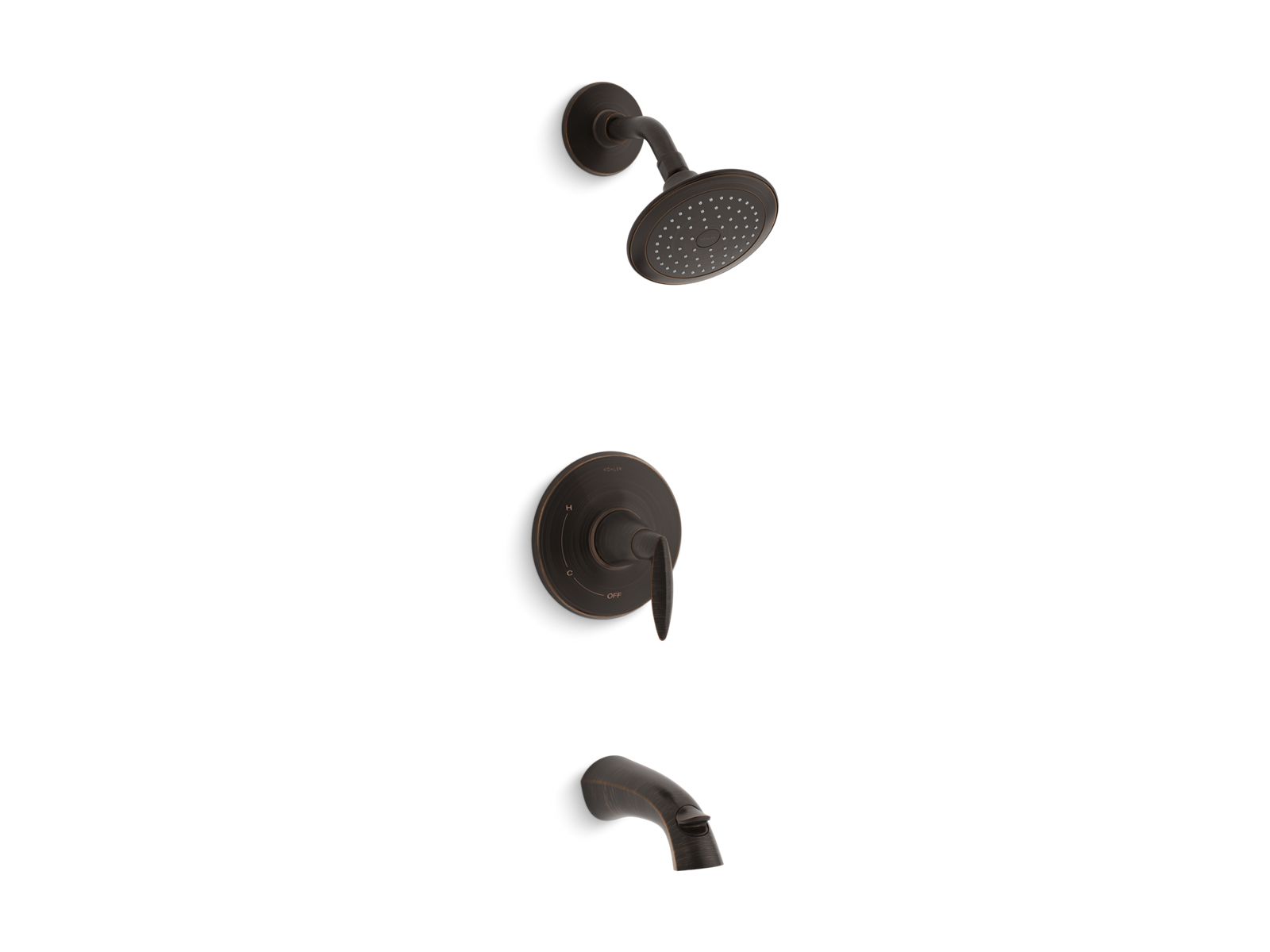Alteo(R) bath and shower trim, valve not included
