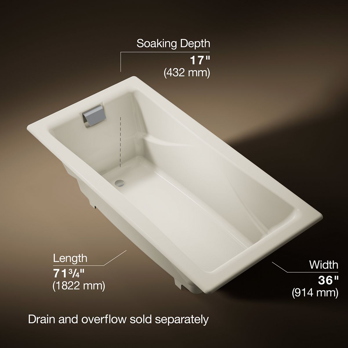 10849-tea-for-two-71-3-4-x-36-drop-in-bath-32.jpg Tea-for-Two® 71-3/4" x 36" drop-in bath