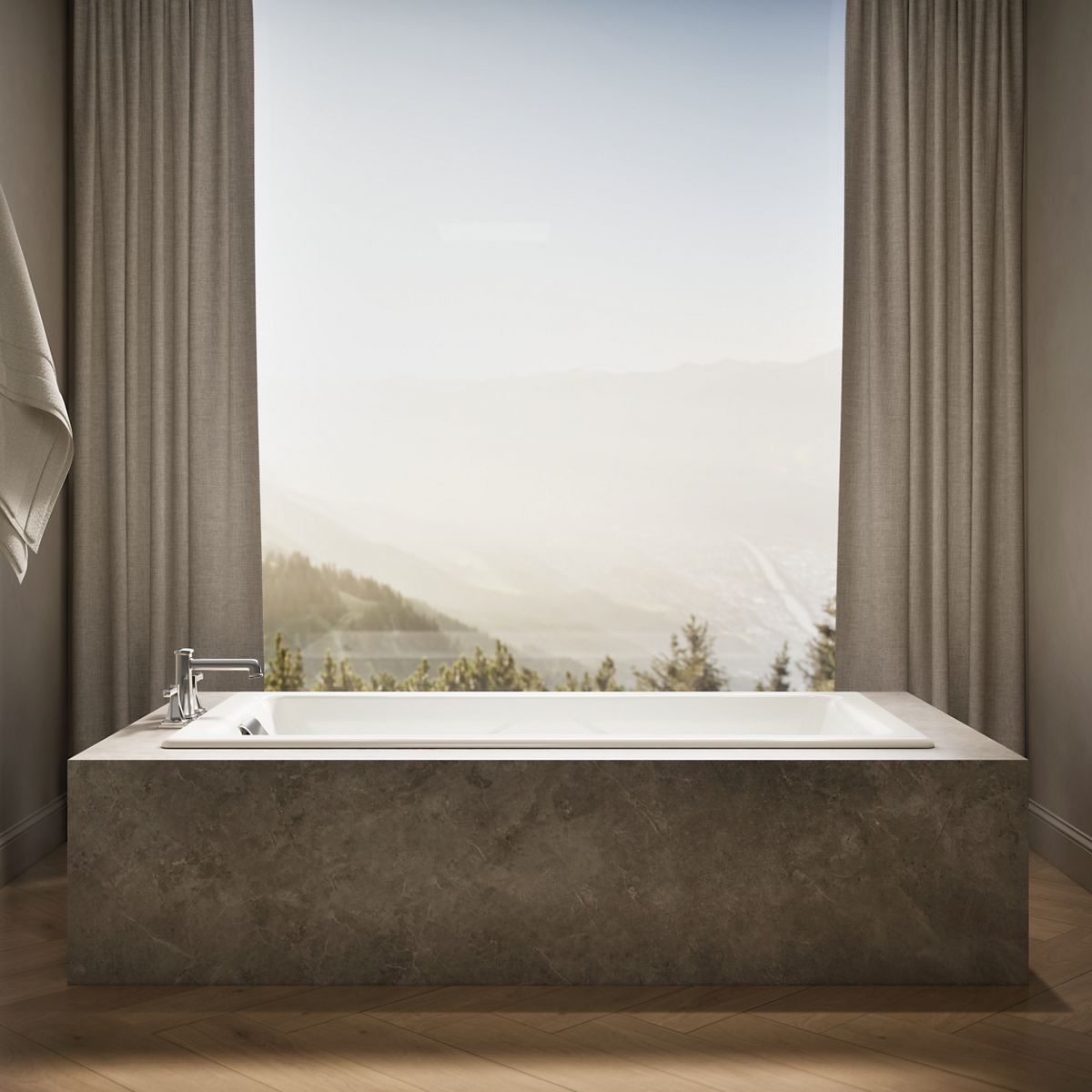 10849-tea-for-two-71-3-4-x-36-drop-in-bath-38.jpg Tea-for-Two® 71-3/4" x 36" drop-in bath