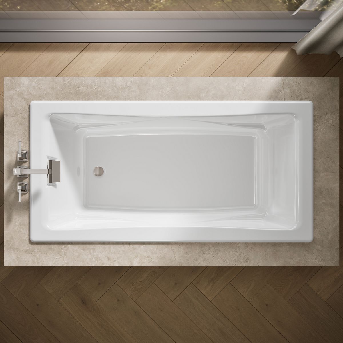 10849-tea-for-two-71-3-4-x-36-drop-in-bath-59.jpg Tea-for-Two® 71-3/4" x 36" drop-in bath