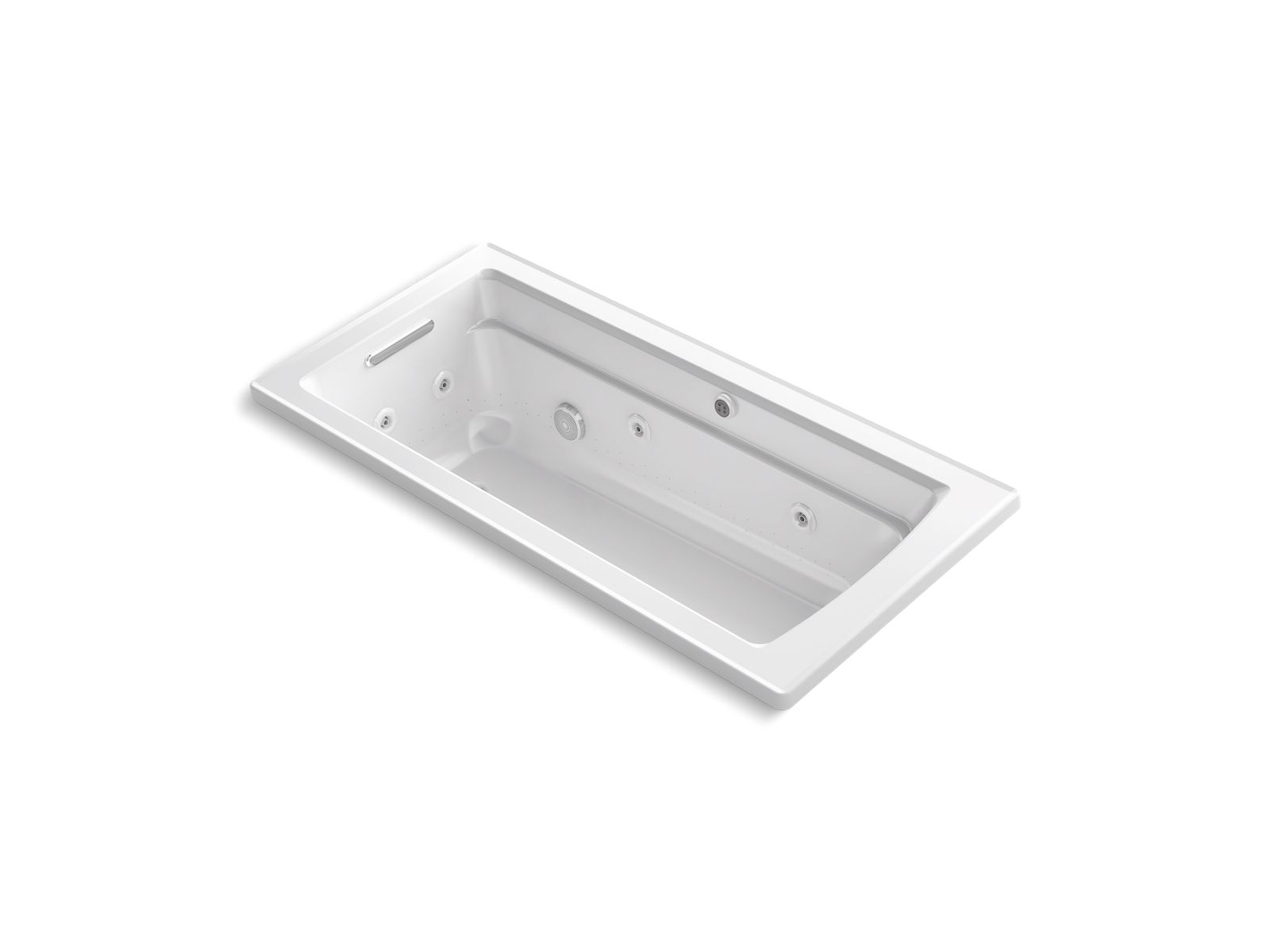 Archer® 66" x 32" drop-in Heated BubbleMassage™ air bath with whirlpool