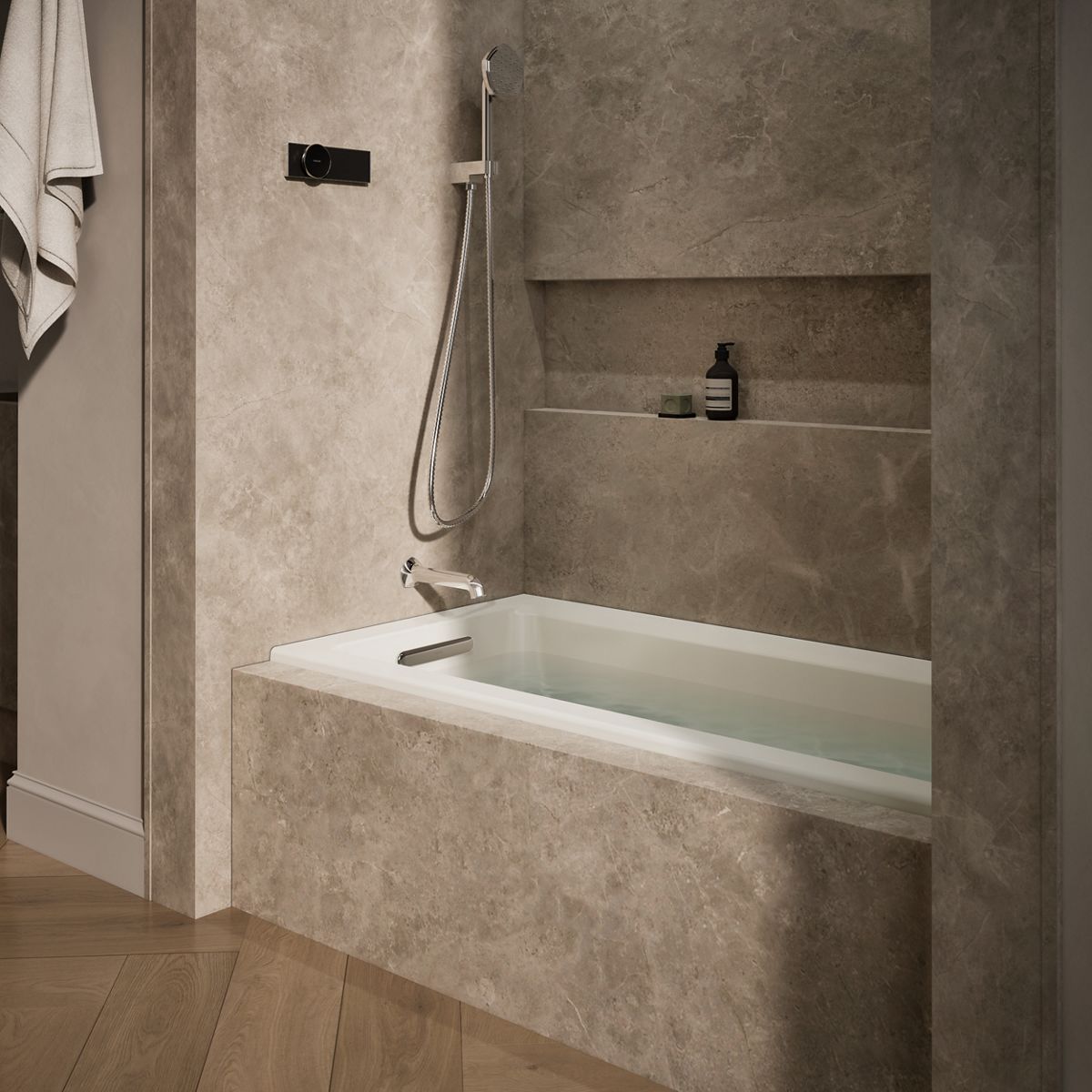 10958-archer-60-x-30-alcove-heated-bubblemassage-air-bath-left-drain-11.jpg Archer® 60" x 30" alcove Heated BubbleMassage™ air bath, left drain