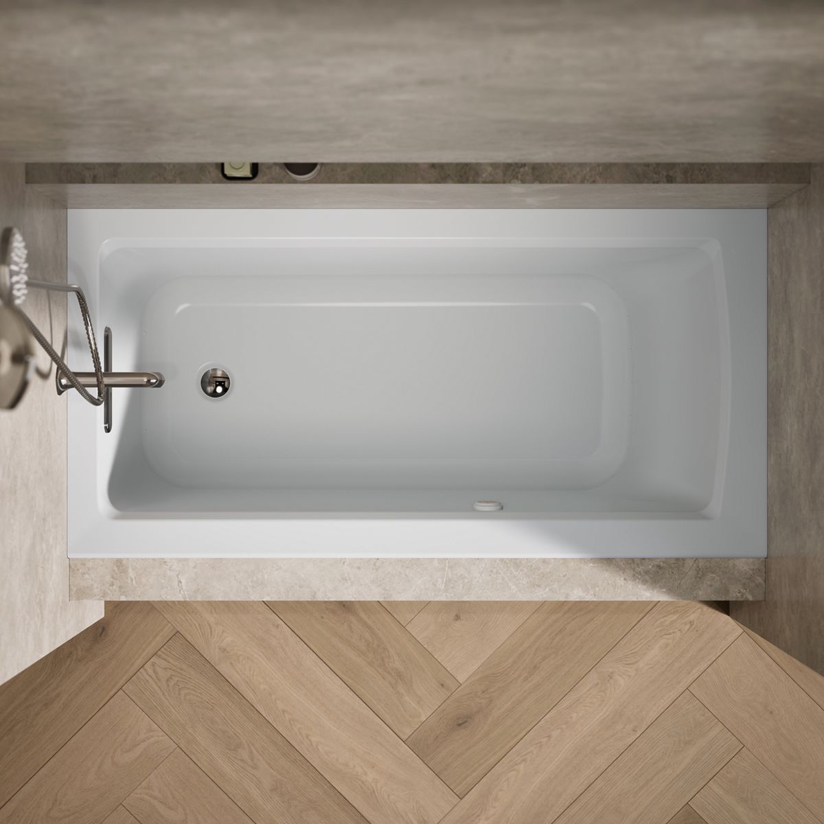 10958-archer-60-x-30-alcove-heated-bubblemassage-air-bath-left-drain-26.jpg Archer® 60" x 30" alcove Heated BubbleMassage™ air bath, left drain