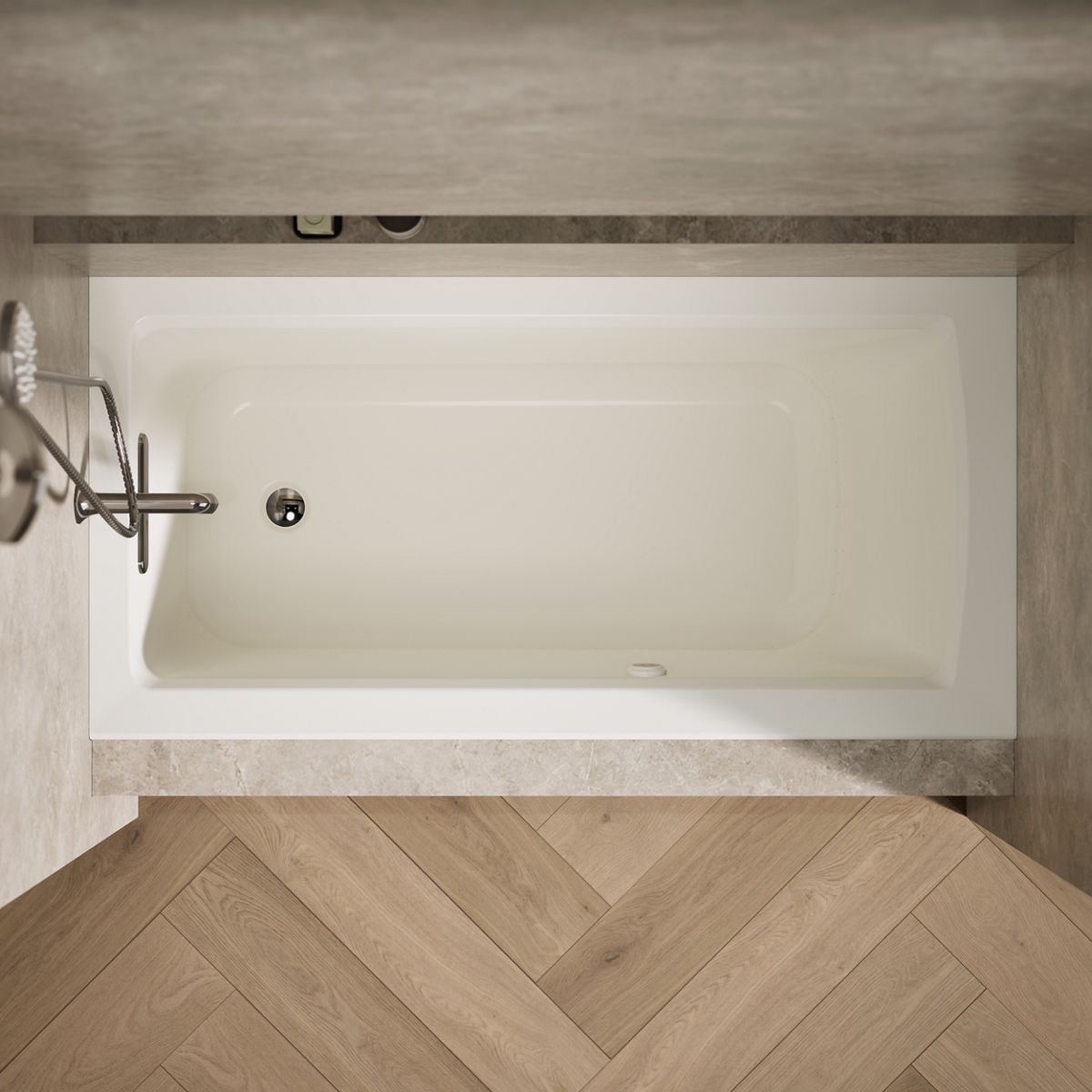 10958-archer-60-x-30-alcove-heated-bubblemassage-air-bath-left-drain-27.jpg Archer® 60" x 30" alcove Heated BubbleMassage™ air bath, left drain