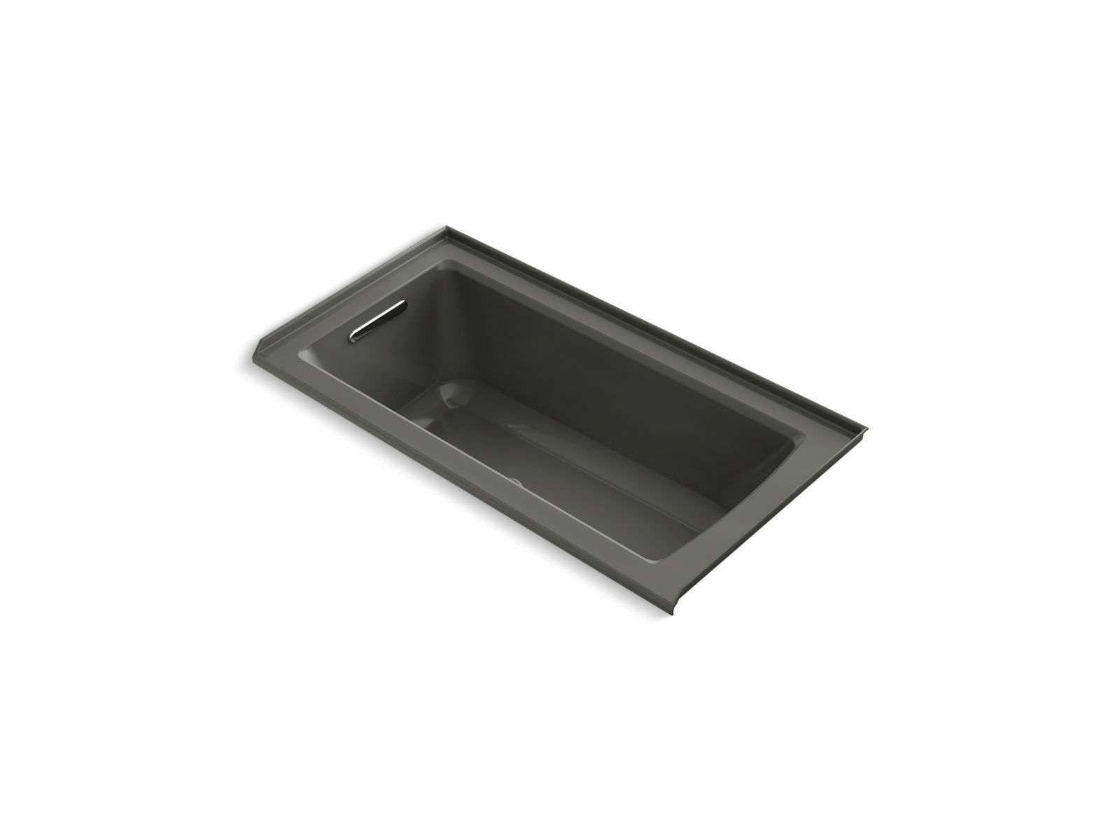 10958-archer-60-x-30-alcove-heated-bubblemassage-air-bath-left-drain-3.jpg Archer® 60" x 30" alcove Heated BubbleMassage™ air bath, left drain