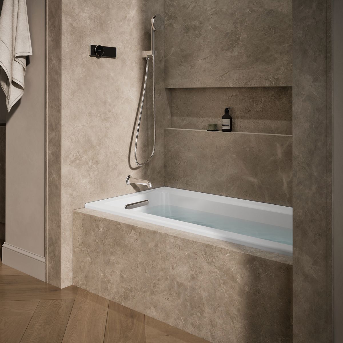 10958-archer-60-x-30-alcove-heated-bubblemassage-air-bath-left-drain-8.jpg Archer® 60" x 30" alcove Heated BubbleMassage™ air bath, left drain