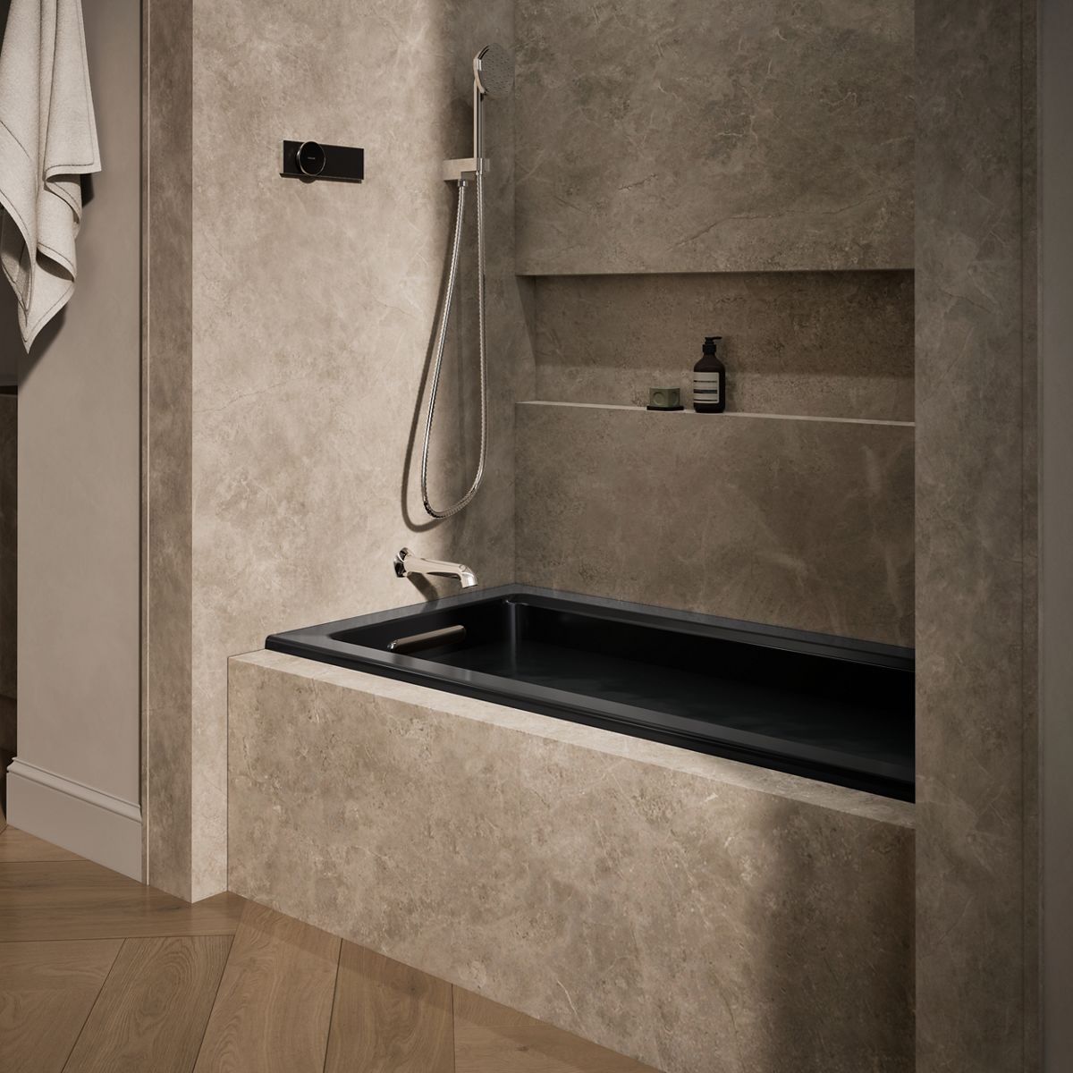 10958-archer-60-x-30-alcove-heated-bubblemassage-air-bath-left-drain-9.jpg Archer® 60" x 30" alcove Heated BubbleMassage™ air bath, left drain
