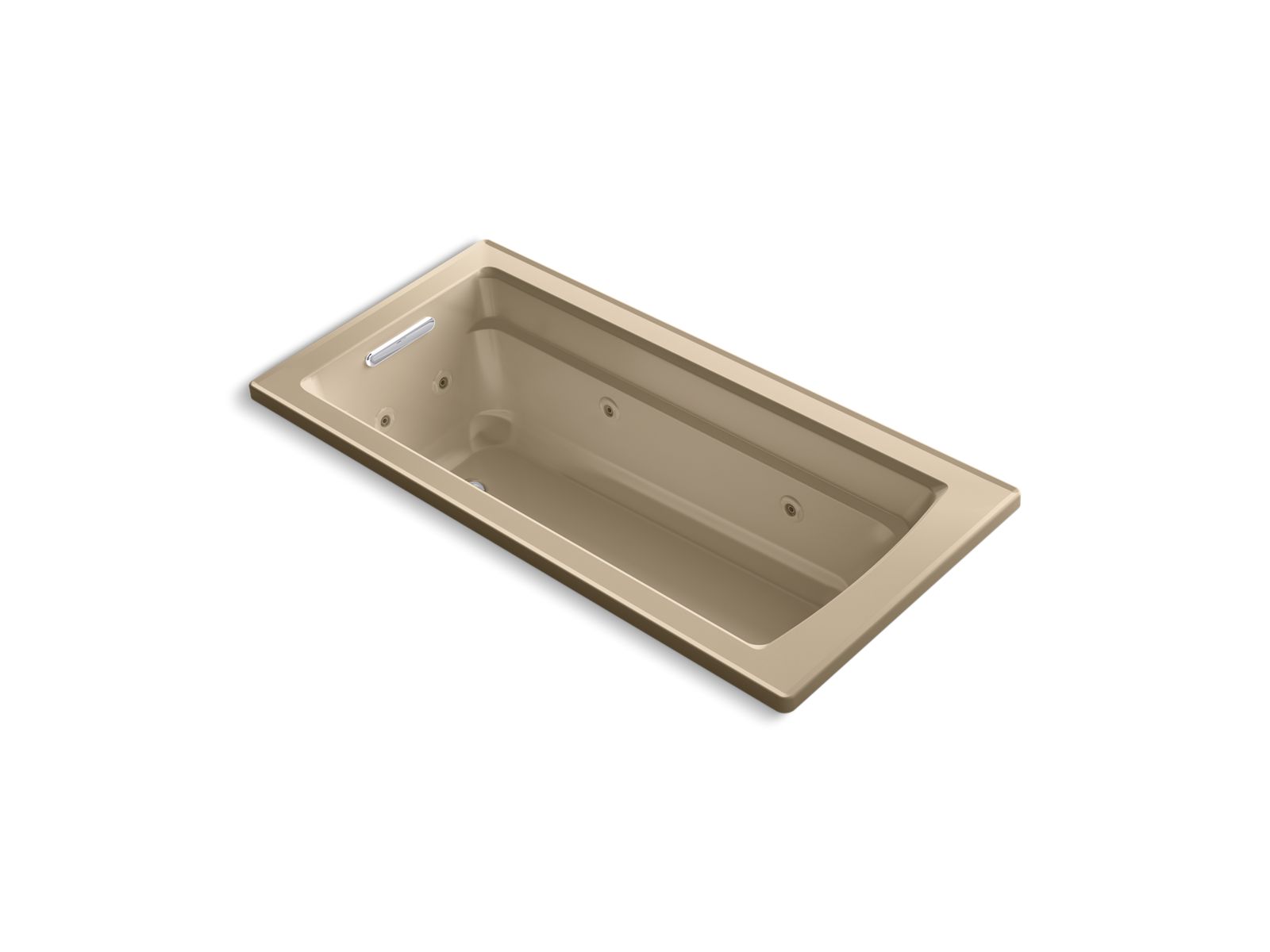 10966-archer-66-x-32-drop-in-whirlpool-bath-with-bask-heated-surface-2.jpg Archer® 66" x 32" drop-in whirlpool bath with Bask® heated surface