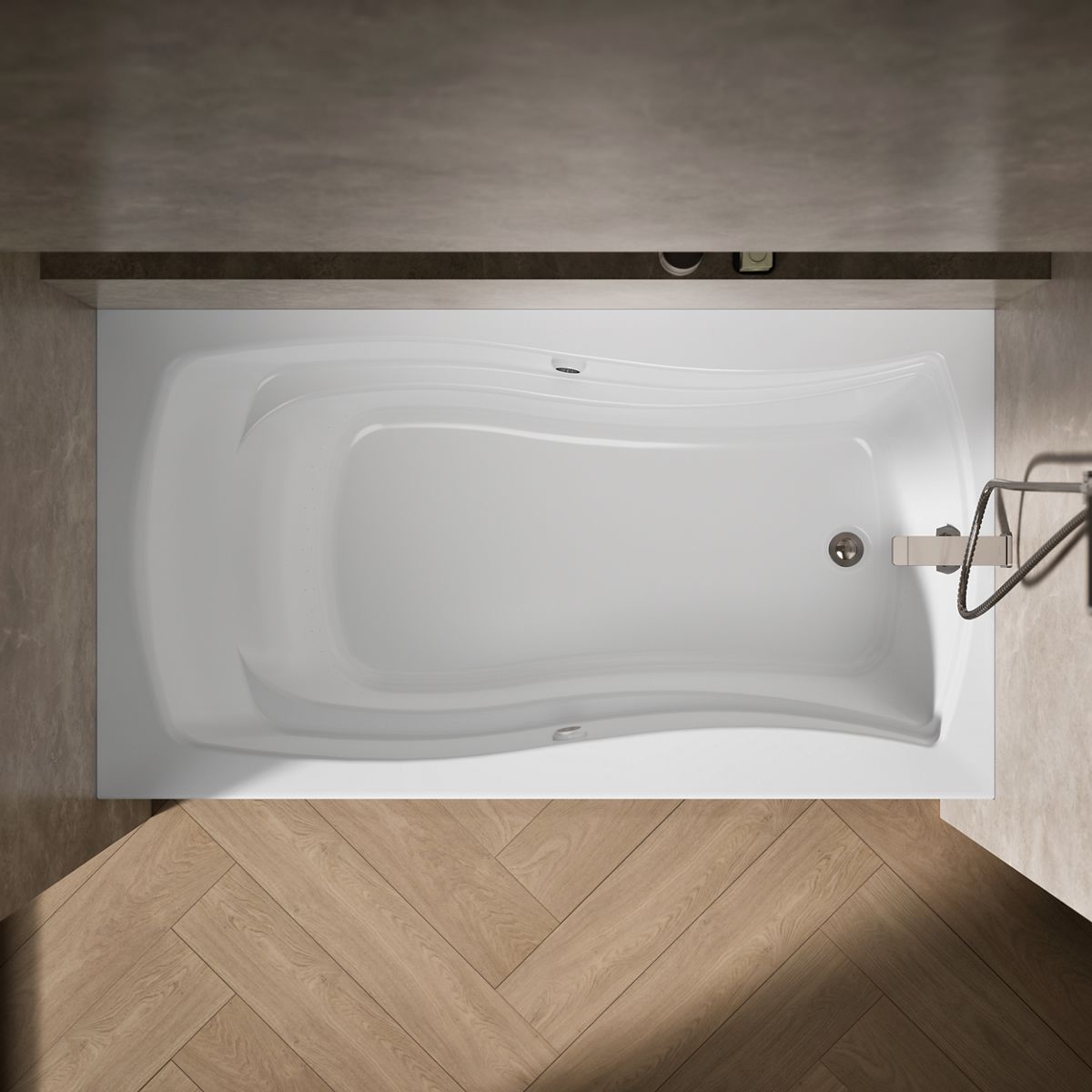 11015-mariposa-66-x-36-alcove-heated-bubblemassage-air-bath-with-bask-heated-surface-right-drain-8.jpg Mariposa® 66" x 36" alcove Heated BubbleMassage™ air bath with Bask® heated surface, right drain