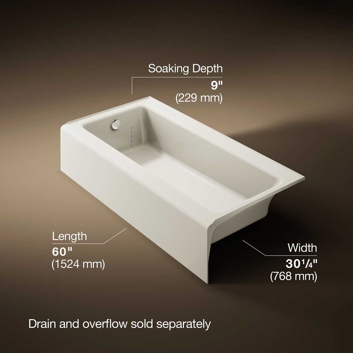 11049-bellwether-60-x-30-1-4-alcove-bath-left-drain-25.jpg Bellwether® 60" x 30-1/4" alcove bath, left drain