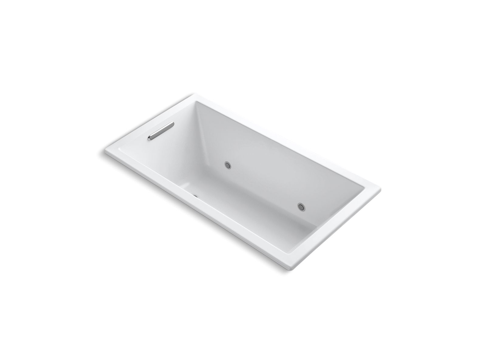 Underscore® 60" x 32" drop-in VibrAcoustic® bath with chromatherapy