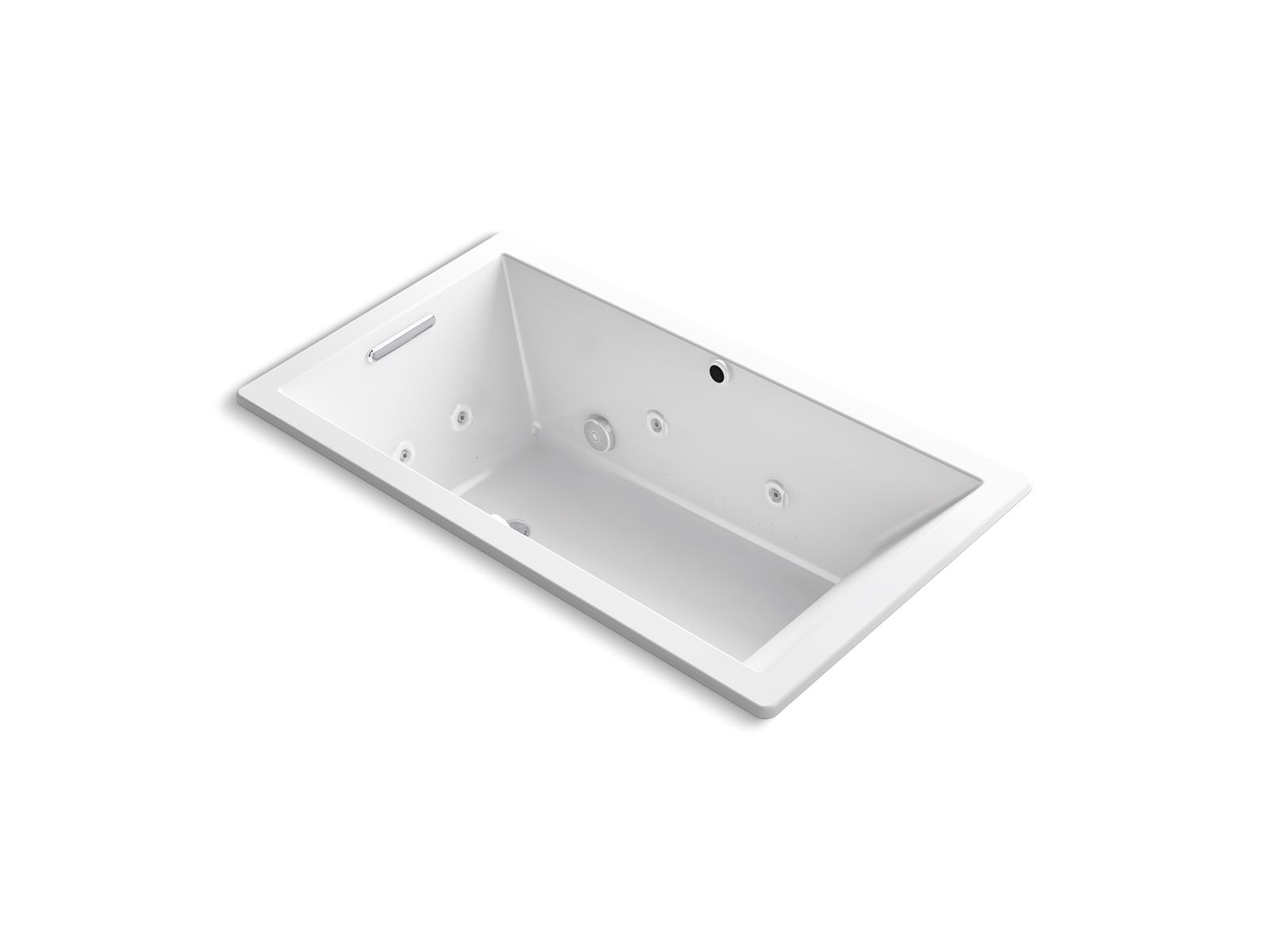 Underscore® 66" x 36" drop-in Heated BubbleMassage™ air bath with whirlpool