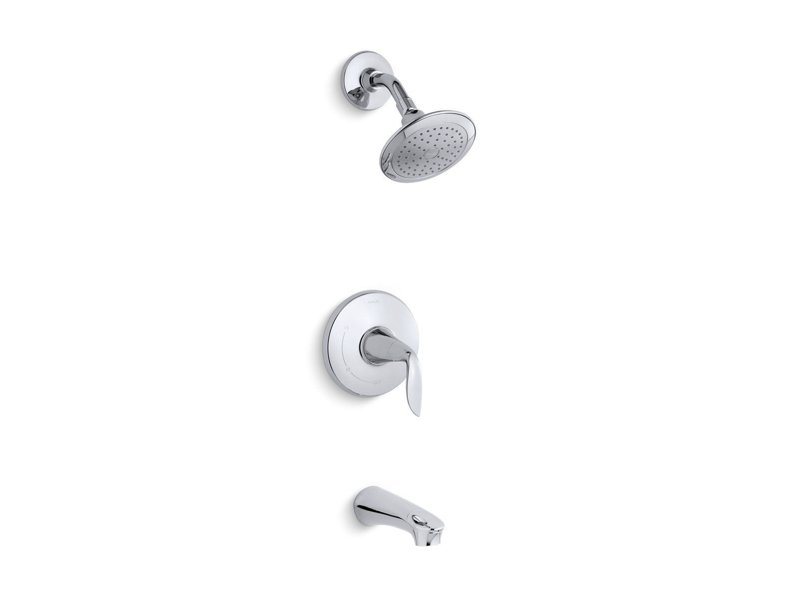 Refinia® Rite-Temp® bath and shower trim with 2.0 gpm showerhead