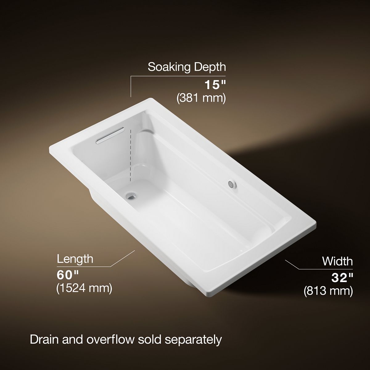 11128-archer-60-x-32-drop-in-bath-with-bask-heated-surface-15.jpg Archer® 60" x 32" drop-in bath with Bask® heated surface