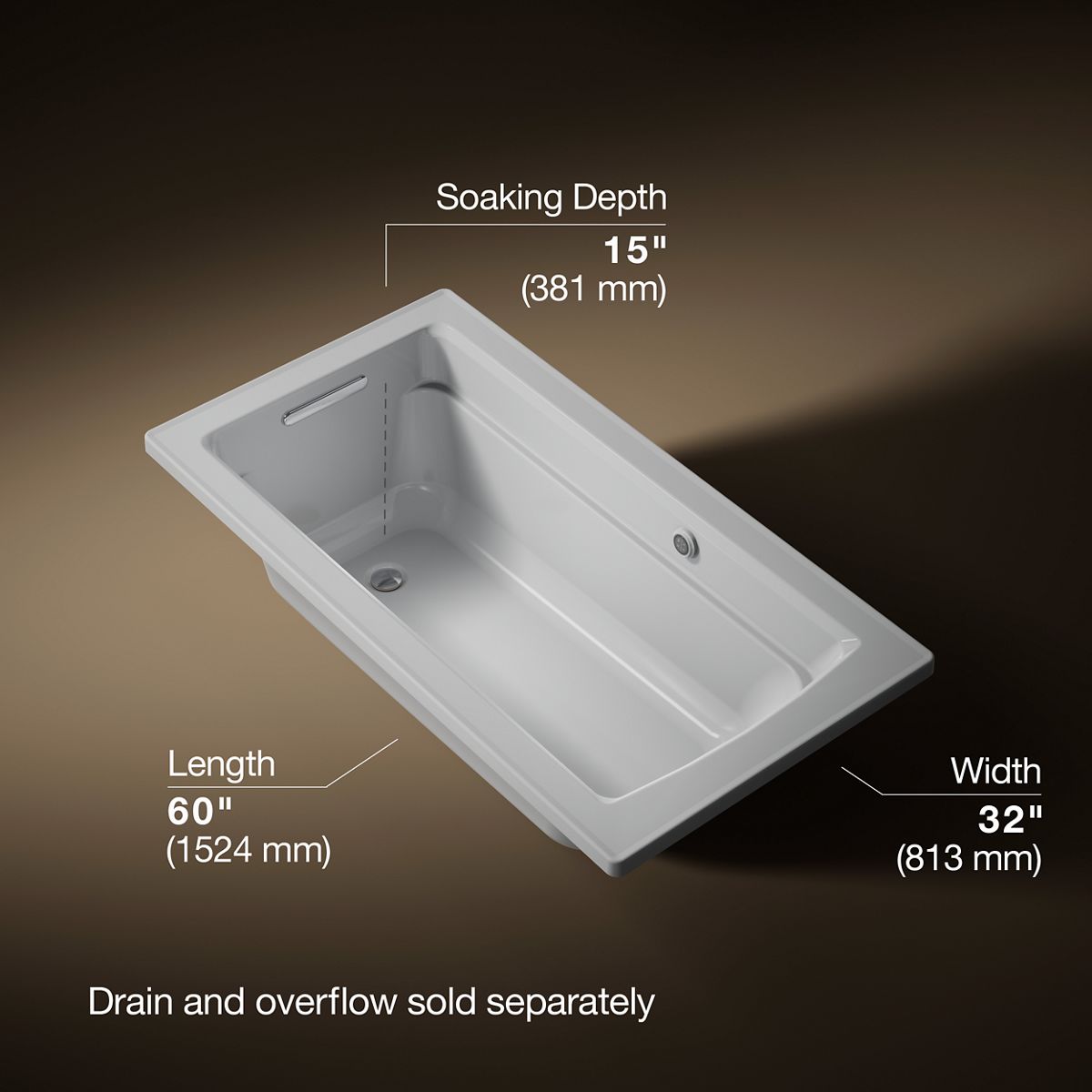 11128-archer-60-x-32-drop-in-bath-with-bask-heated-surface-17.jpg Archer® 60" x 32" drop-in bath with Bask® heated surface