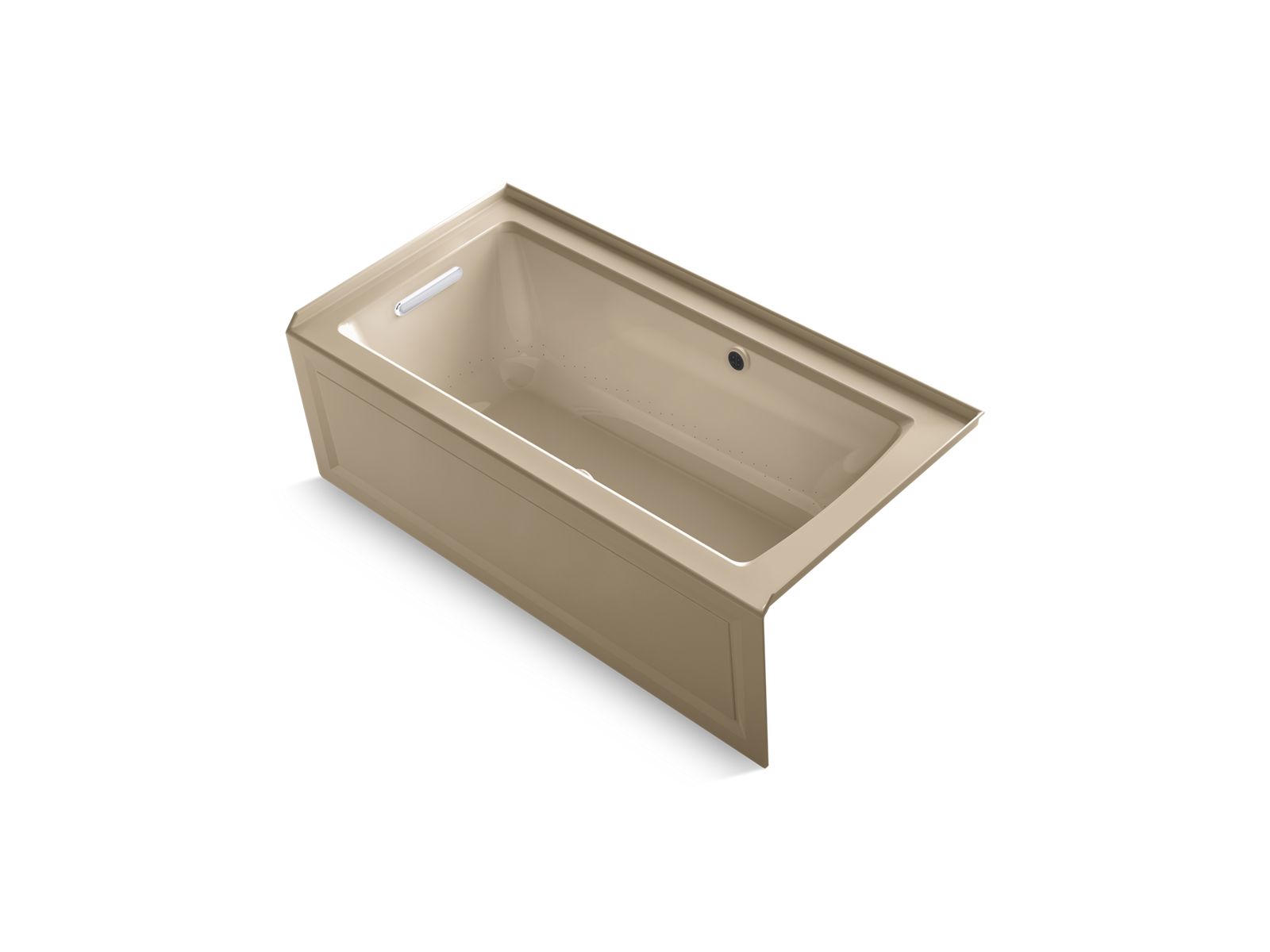 11160-archer-60-x-30-alcove-bubblemassage-air-bath-with-integral-apron-left-hand-drain-and-bask-heated-surface-2.jpg Archer® 60" x 30" alcove BubbleMassage™ air bath with integral apron, left-hand drain and Bask® heated surface