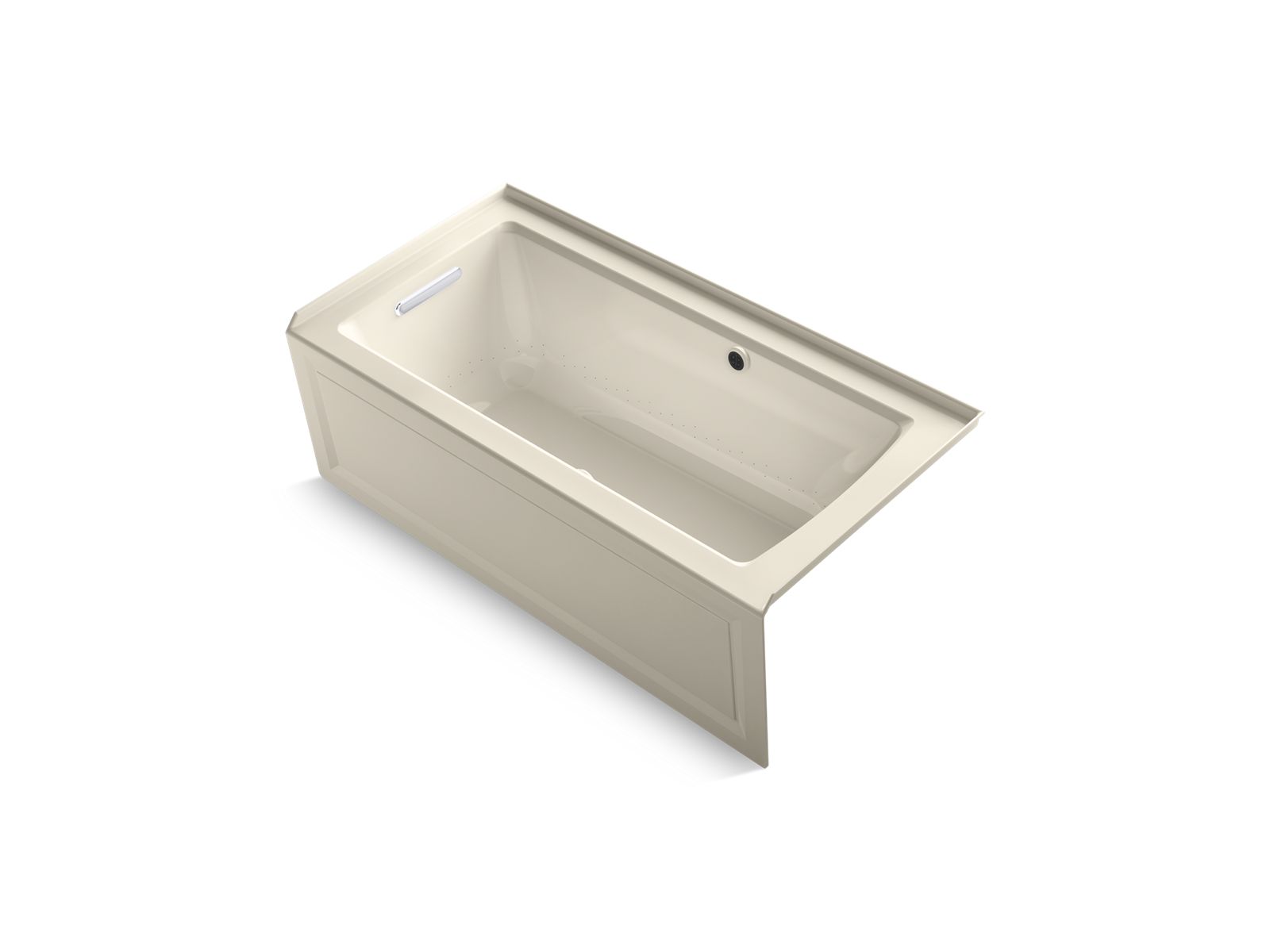 11160-archer-60-x-30-alcove-bubblemassage-air-bath-with-integral-apron-left-hand-drain-and-bask-heated-surface-3.jpg Archer® 60" x 30" alcove BubbleMassage™ air bath with integral apron, left-hand drain and Bask® heated surface
