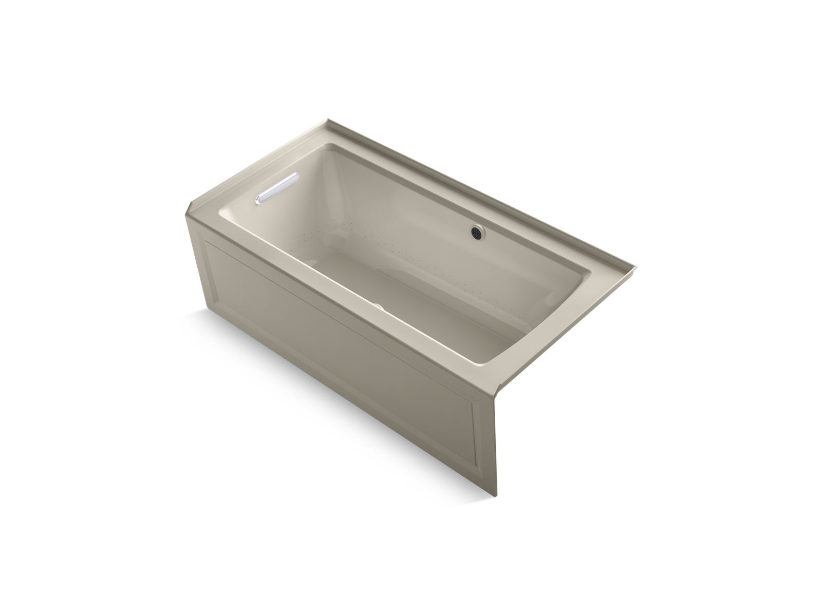 11160-archer-60-x-30-alcove-bubblemassage-air-bath-with-integral-apron-left-hand-drain-and-bask-heated-surface-8.jpg Archer® 60" x 30" alcove BubbleMassage™ air bath with integral apron, left-hand drain and Bask® heated surface