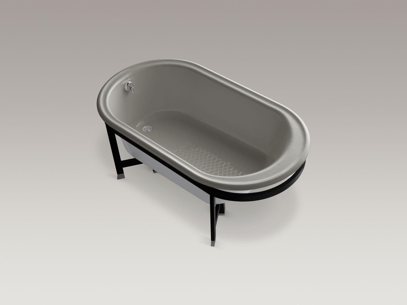 11264-iron-works-r-tellieur-r-66-x-36-freestanding-bath-with-white-exterior-and-black-forest-surround-14.jpg Iron Works(R) Tellieur(R) 66" x 36" freestanding bath with White exterior and Black Forest surround