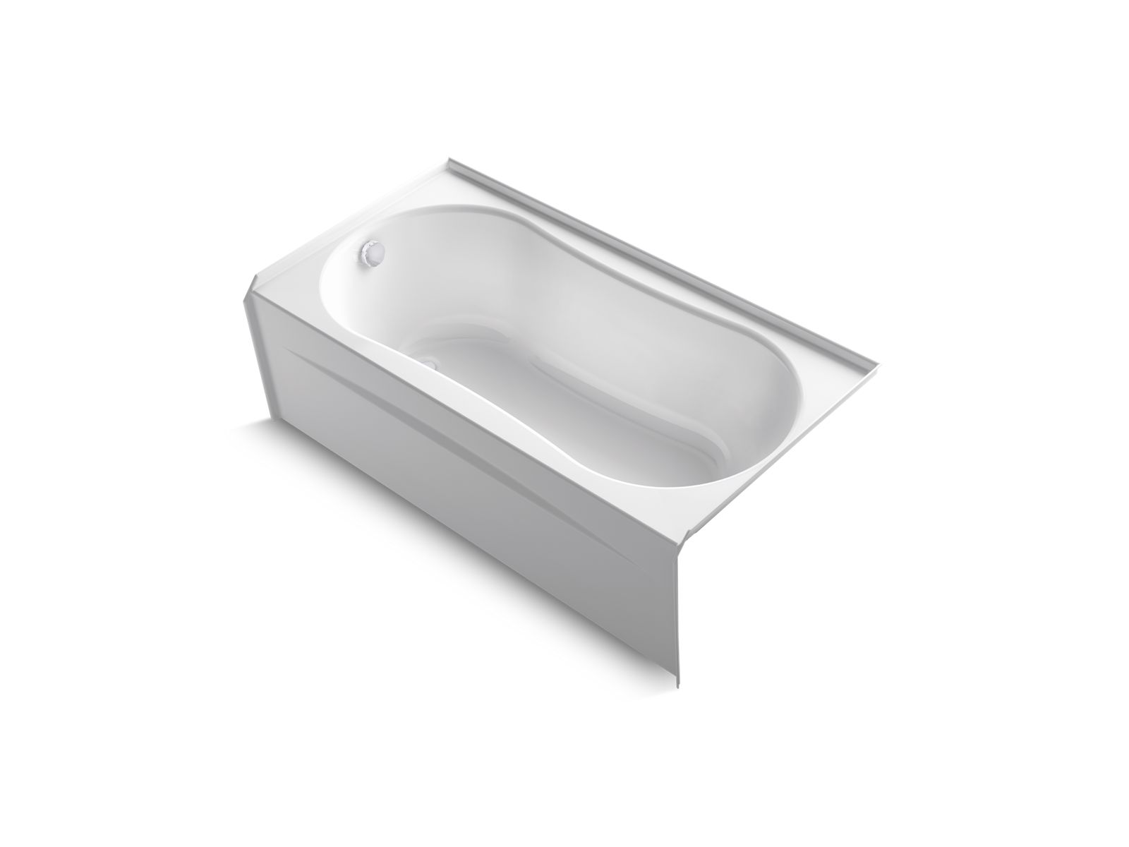 Submerse® 60" x 31" alcove bath, left drain