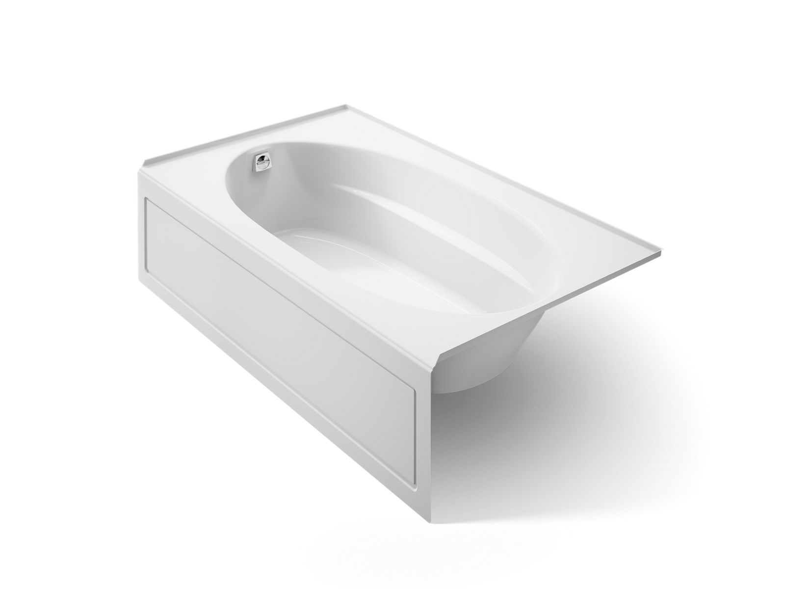 Windward® 72" x 42" alcove bath, left drain