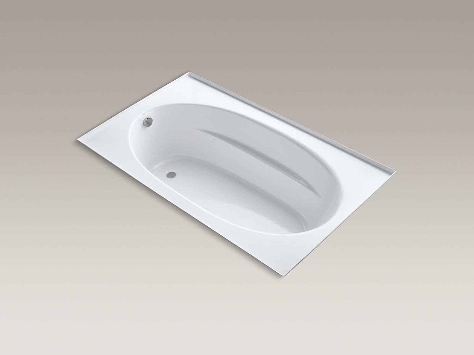 Windward(R) 72" x 42" drop-in, four-side integral flange bath