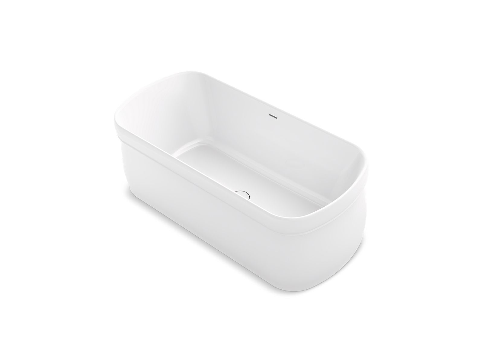 Chess 64-3/4" x 30" freestanding bath