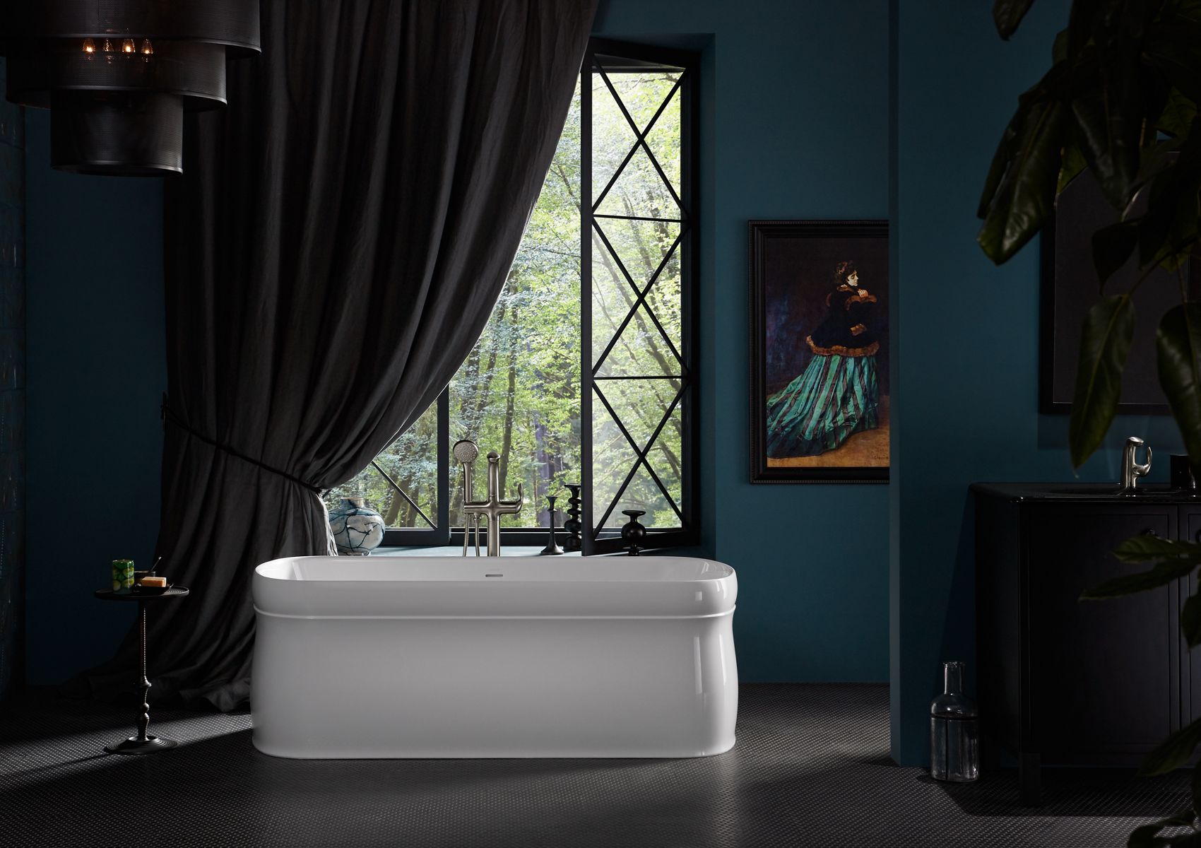 Chess 64-3/4" x 30" freestanding bath