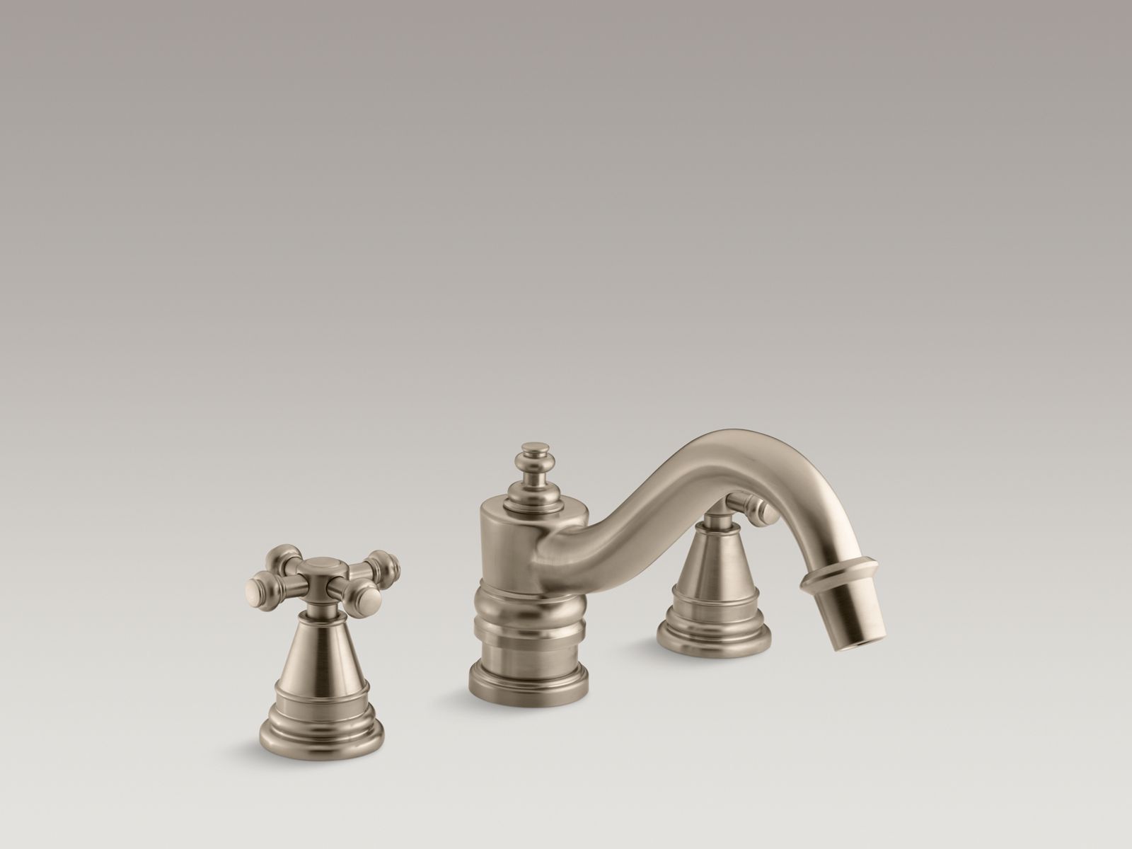 1264-iv-georges-brass-r-deck-mount-bath-faucet-trim-for-high-flow-valve-with-cross-handles-valve-not-included-2.jpg IV Georges Brass(R) deck-mount bath faucet trim for high-flow valve with cross handles, valve not included