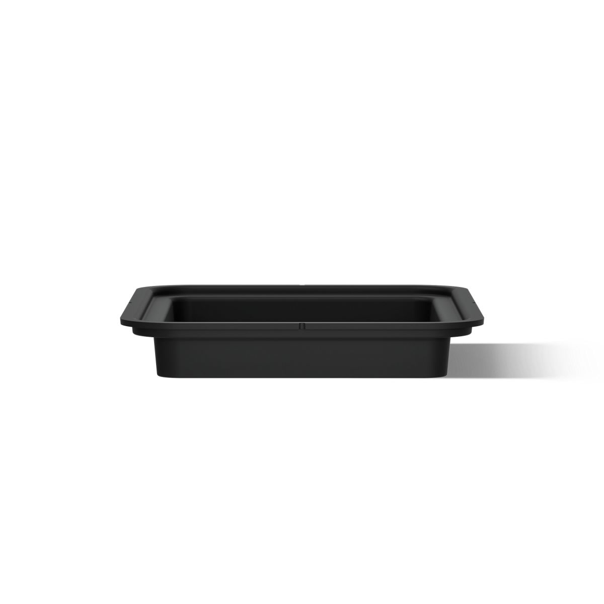 Mounting block pan for floor-mount bath filler