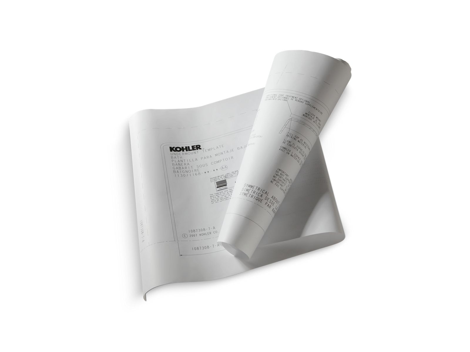 Greek® Undermount installation kit for K-1490-X/K-1492-H2
