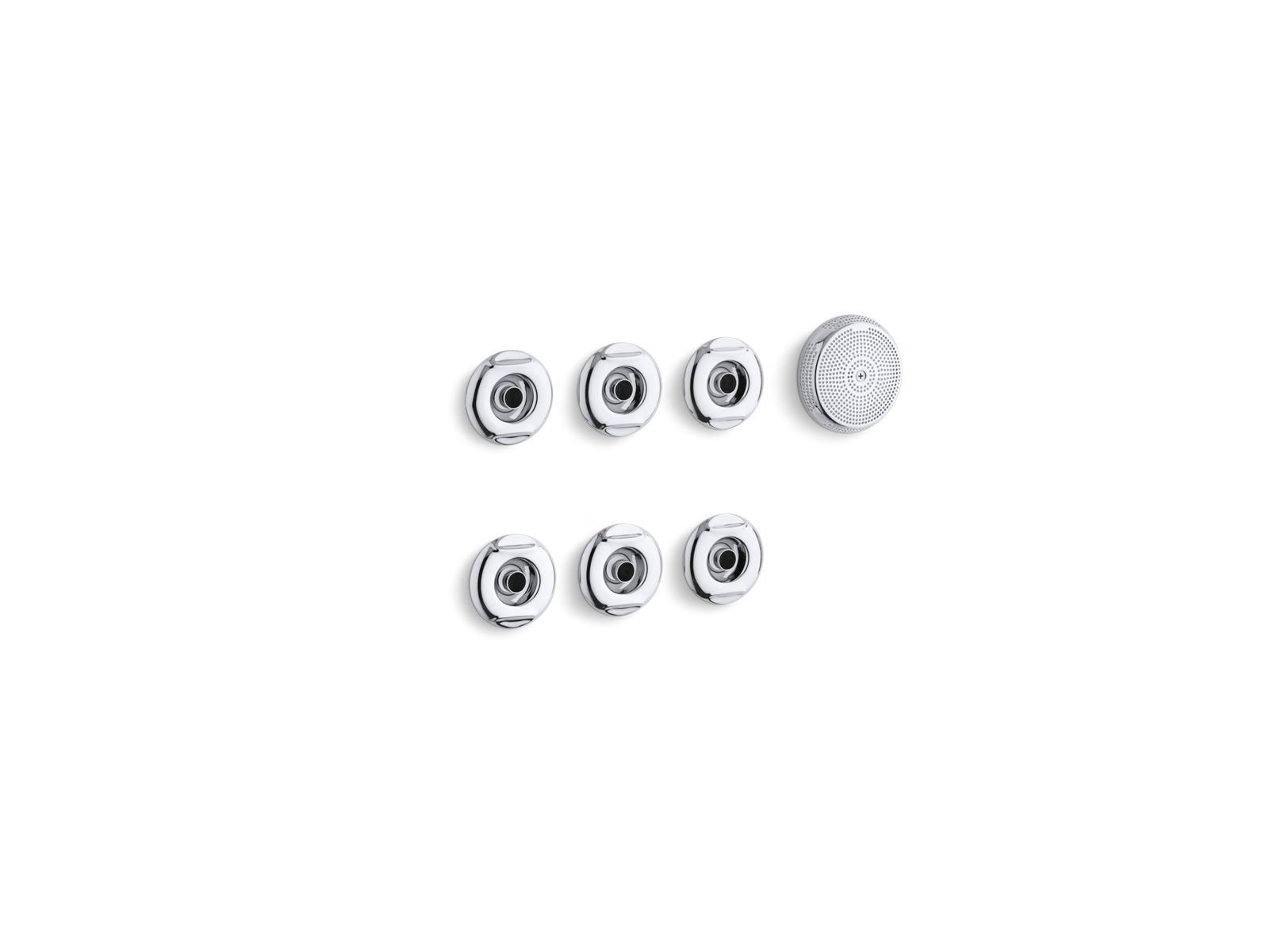 Flexjet® Whirlpool trim kit with six jets