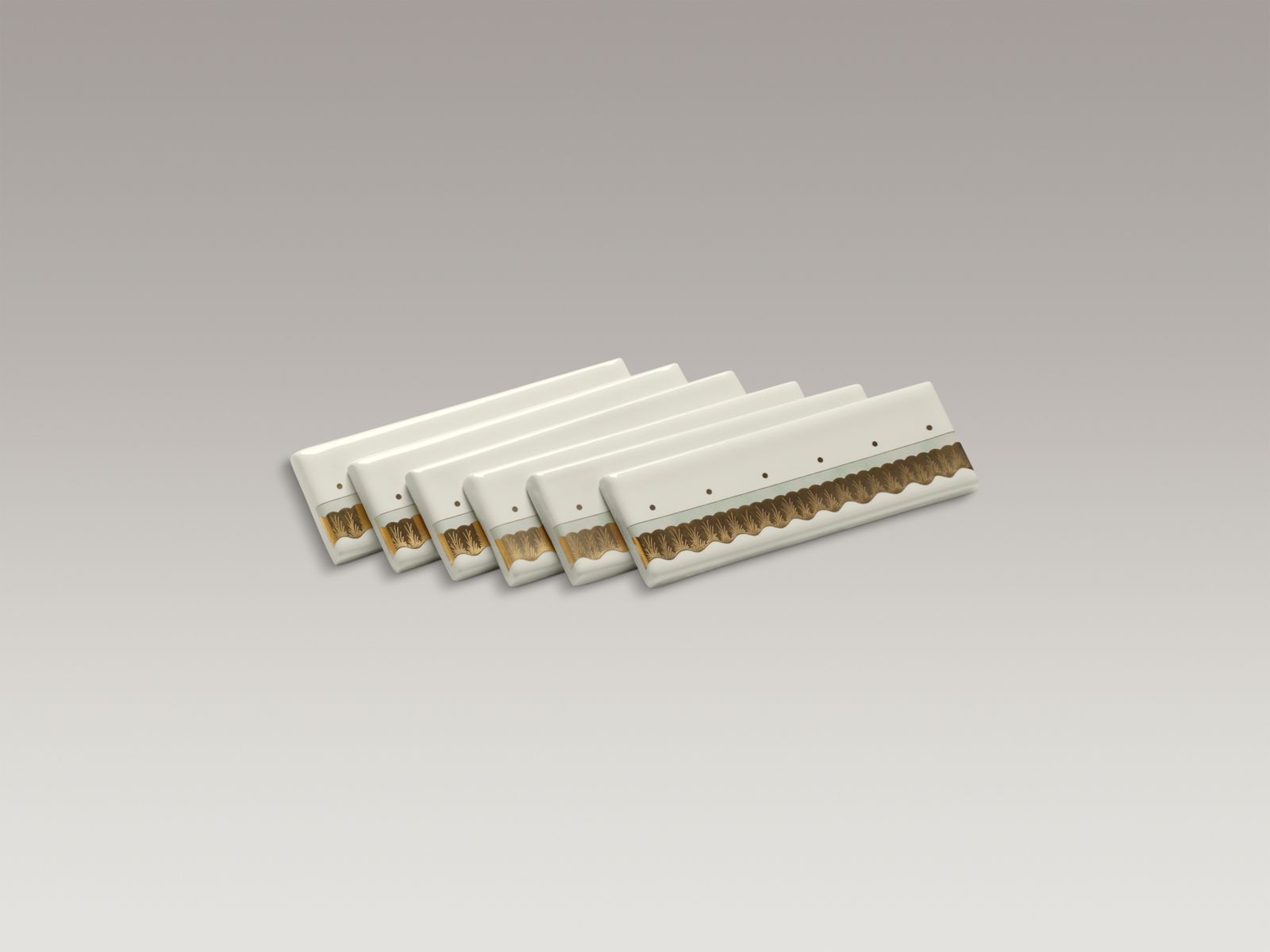 Prairie flowers(TM) decorative strip tile