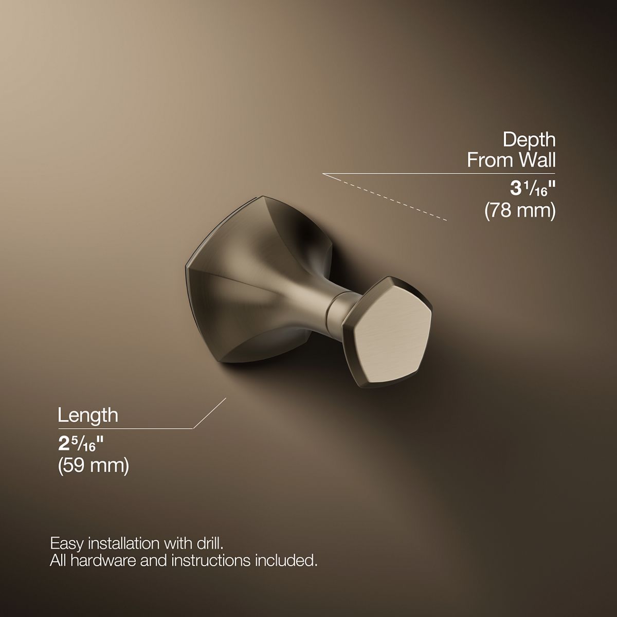 13602-occasion-robe-hook-25.jpg Occasion® Robe hook