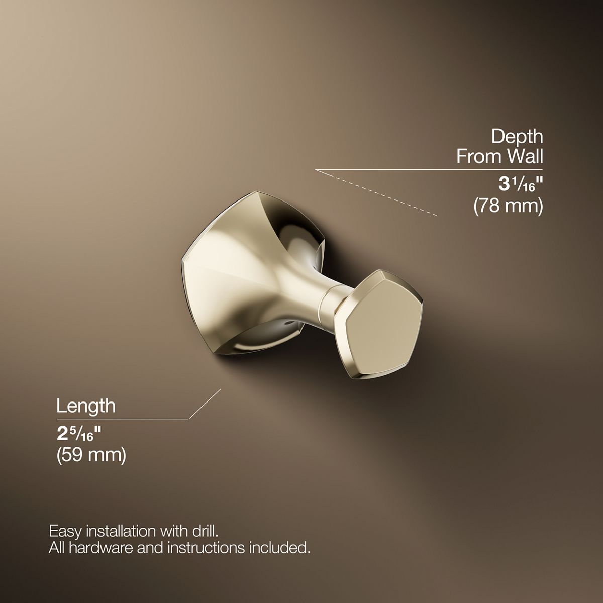 13602-occasion-robe-hook-27.jpg Occasion® Robe hook