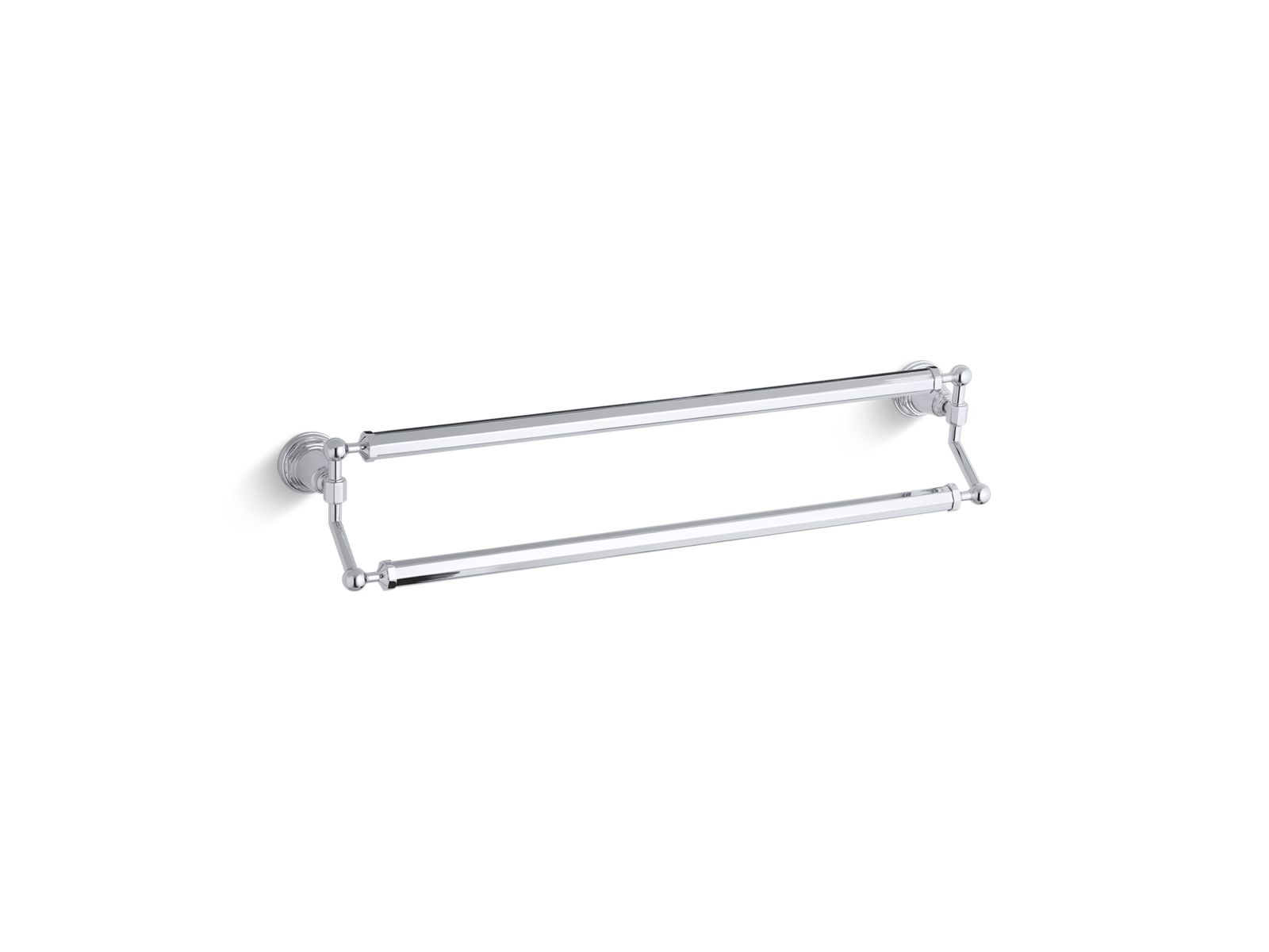 Pinstripe® 24" double towel bar