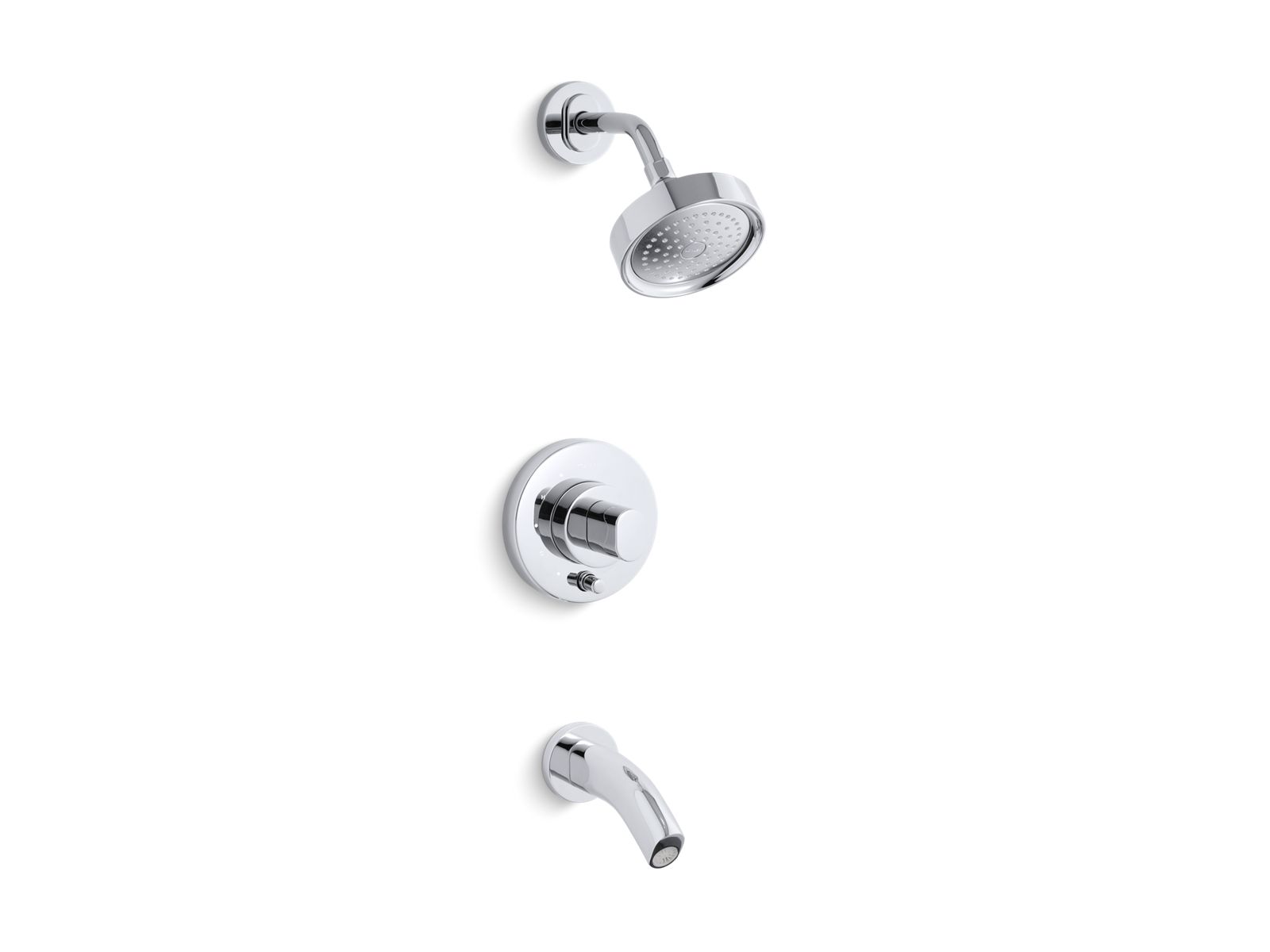 MasterShower® Rite-Temp® pressure-balancing bath and shower faucet trim, valve not included