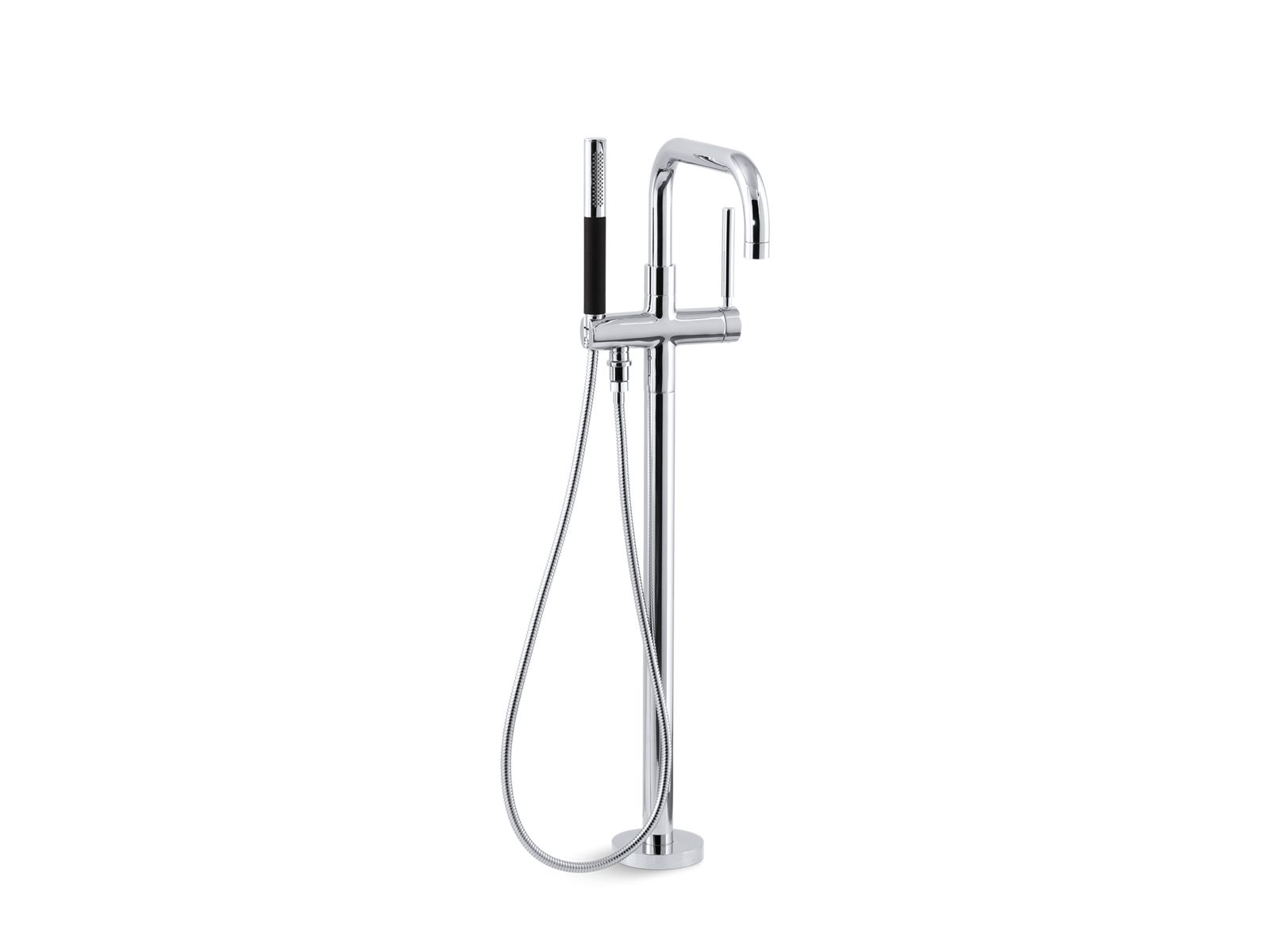 13916-purist-r-floor-mount-bath-filler-with-handshower-1.jpg Purist(R) floor-mount bath filler with handshower