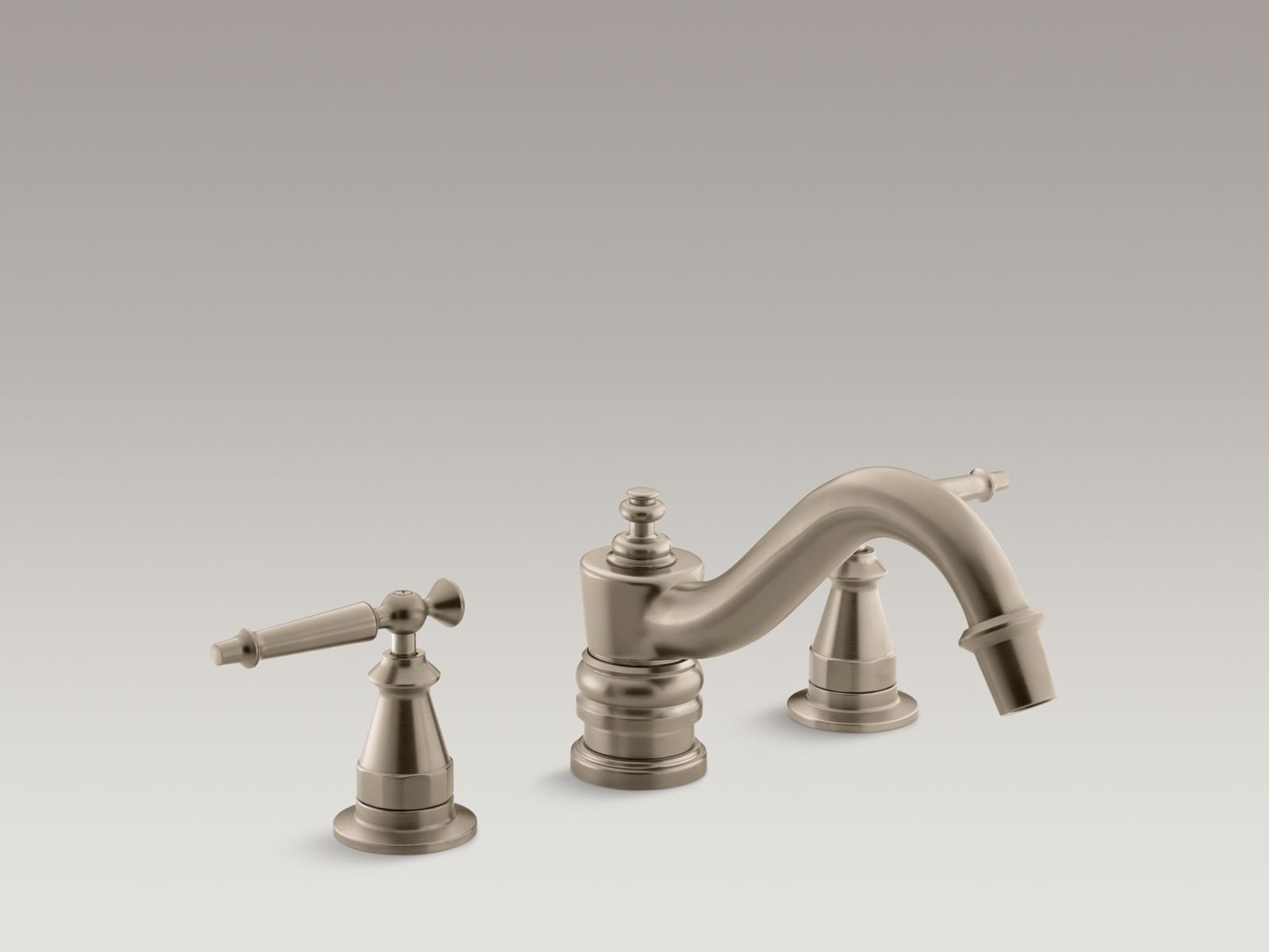 1504-antique-bath-faucet-trim-for-deck-mount-high-flow-valve-valve-not-included-3.jpg Antique Bath faucet trim for deck-mount high-flow valve, valve not included
