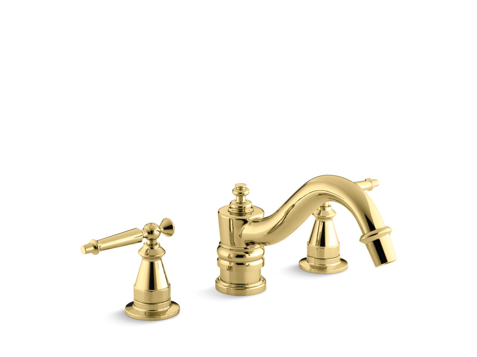 1504-antique-bath-faucet-trim-for-deck-mount-high-flow-valve-valve-not-included-4.jpg Antique Bath faucet trim for deck-mount high-flow valve, valve not included